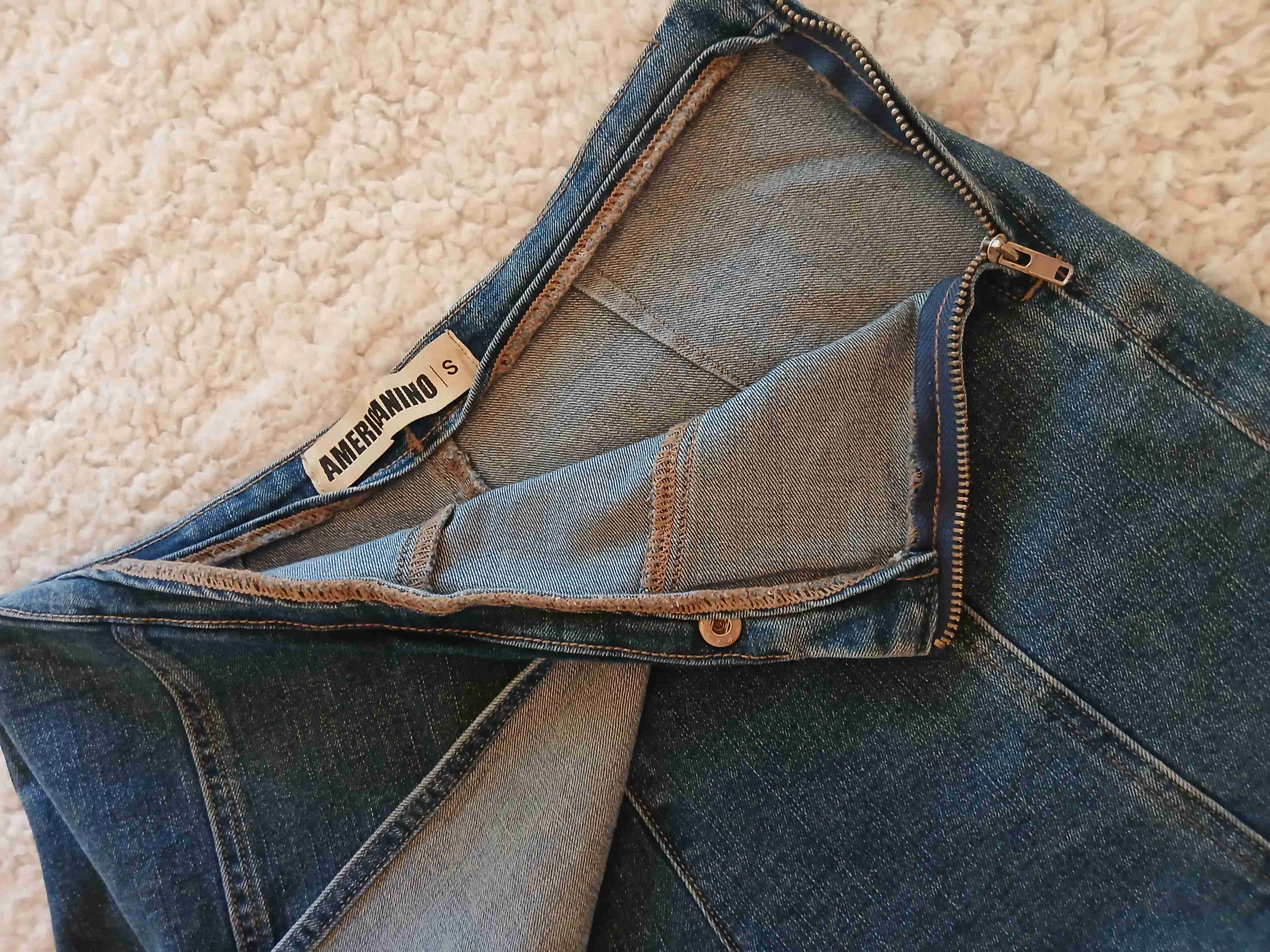 Falda short de mezclilla - miniatura 3