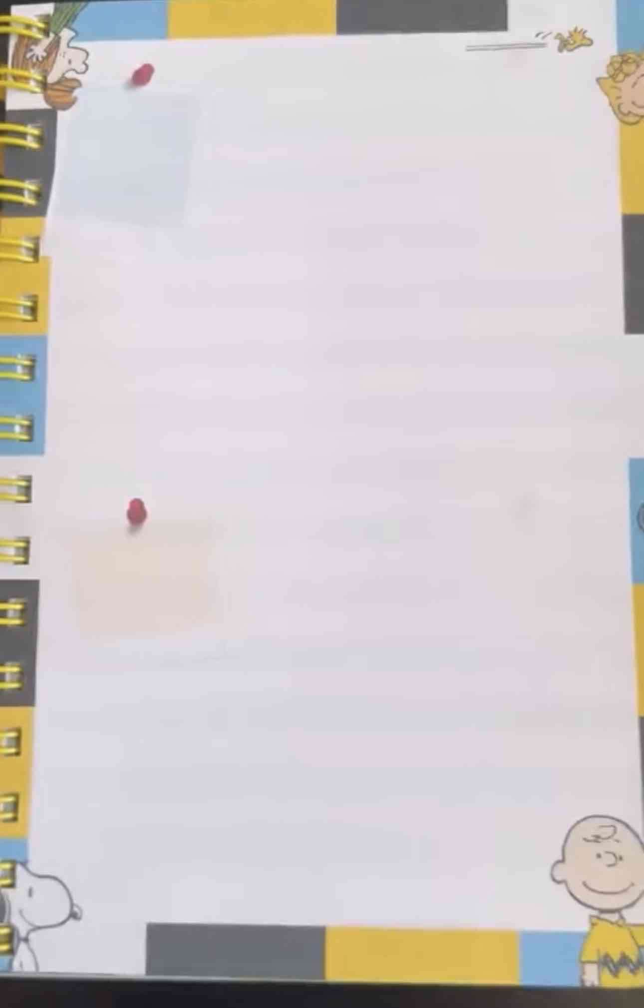 Cuaderno Snoopy & Woodstock Rojo - miniatura 4