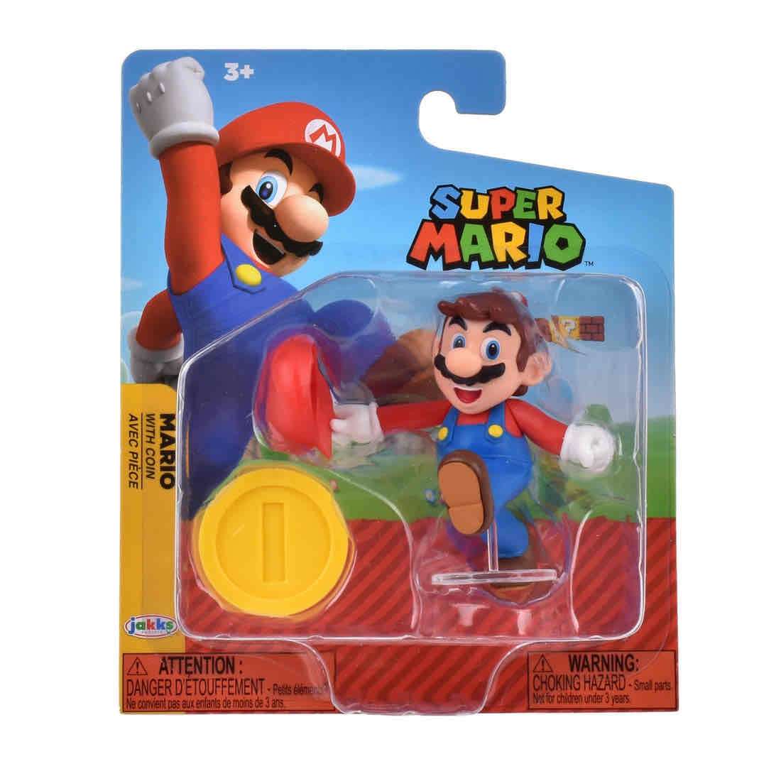 Figura Super Mario con accesorio y amigos