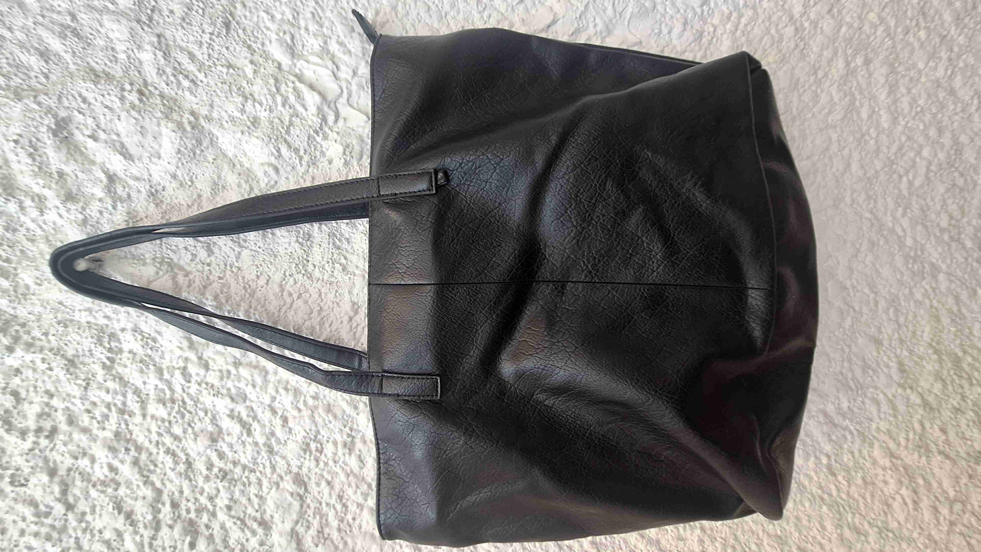 Cartera tote negra Lounge CASI NUEVA