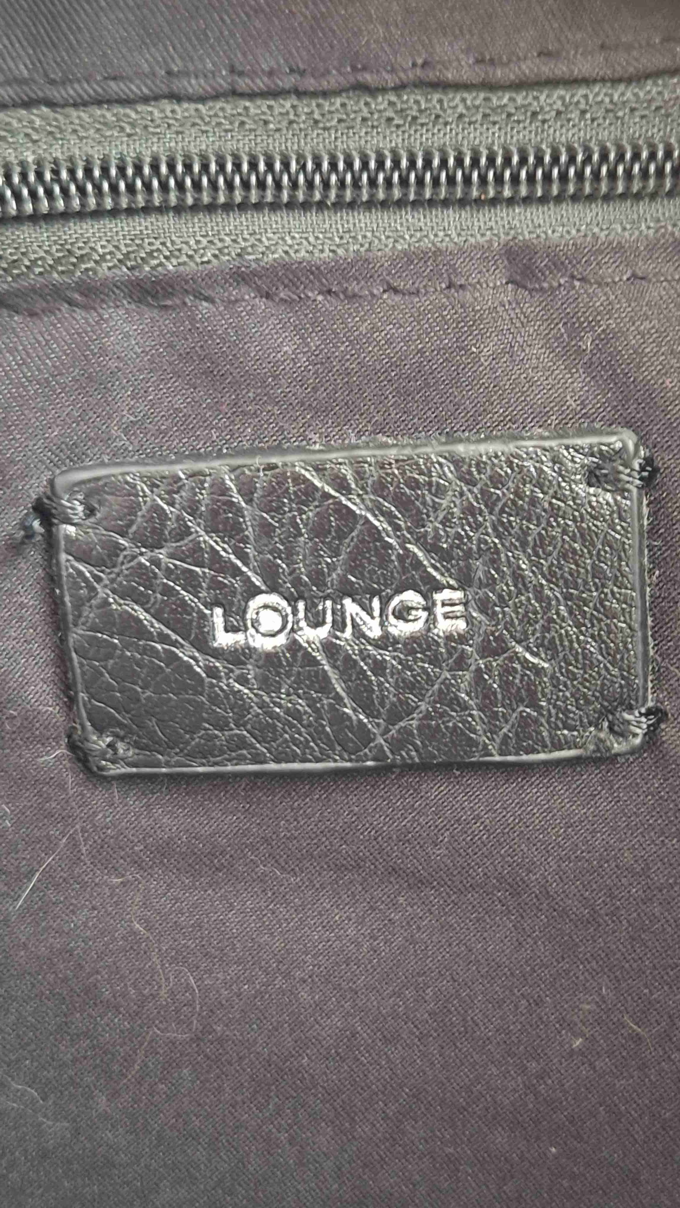 Cartera tote negra Lounge CASI NUEVA - miniatura 3