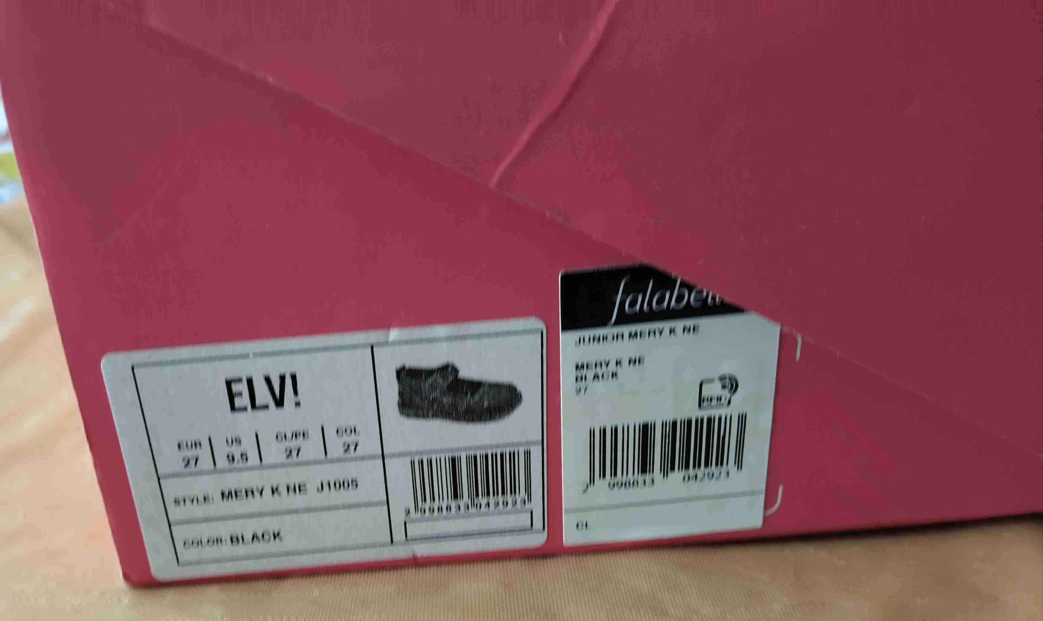 Zapatos escolares negros talla 27 - miniatura 3