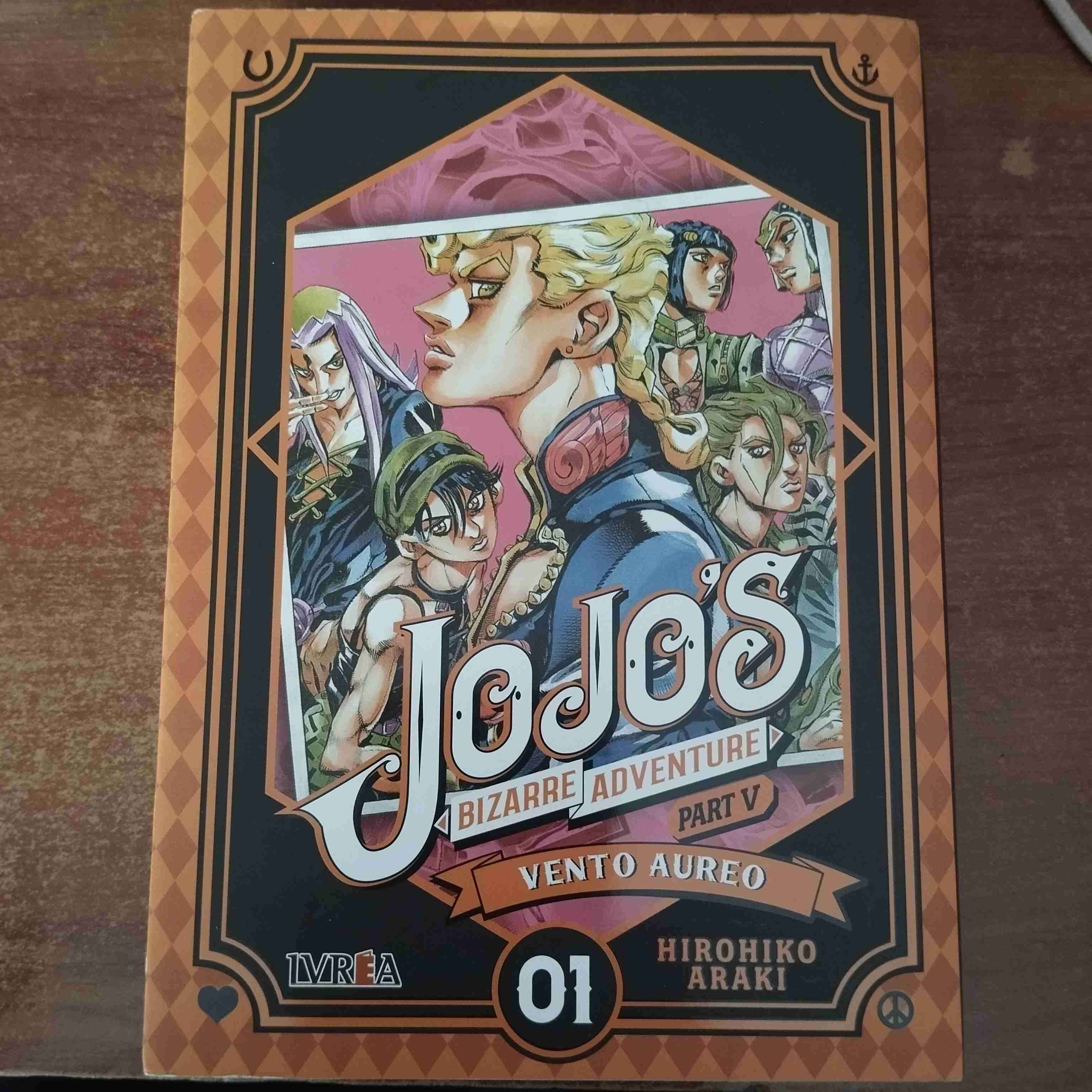 Manga Jojo's Bizarre Adventure Vento Aureo Tomo 1