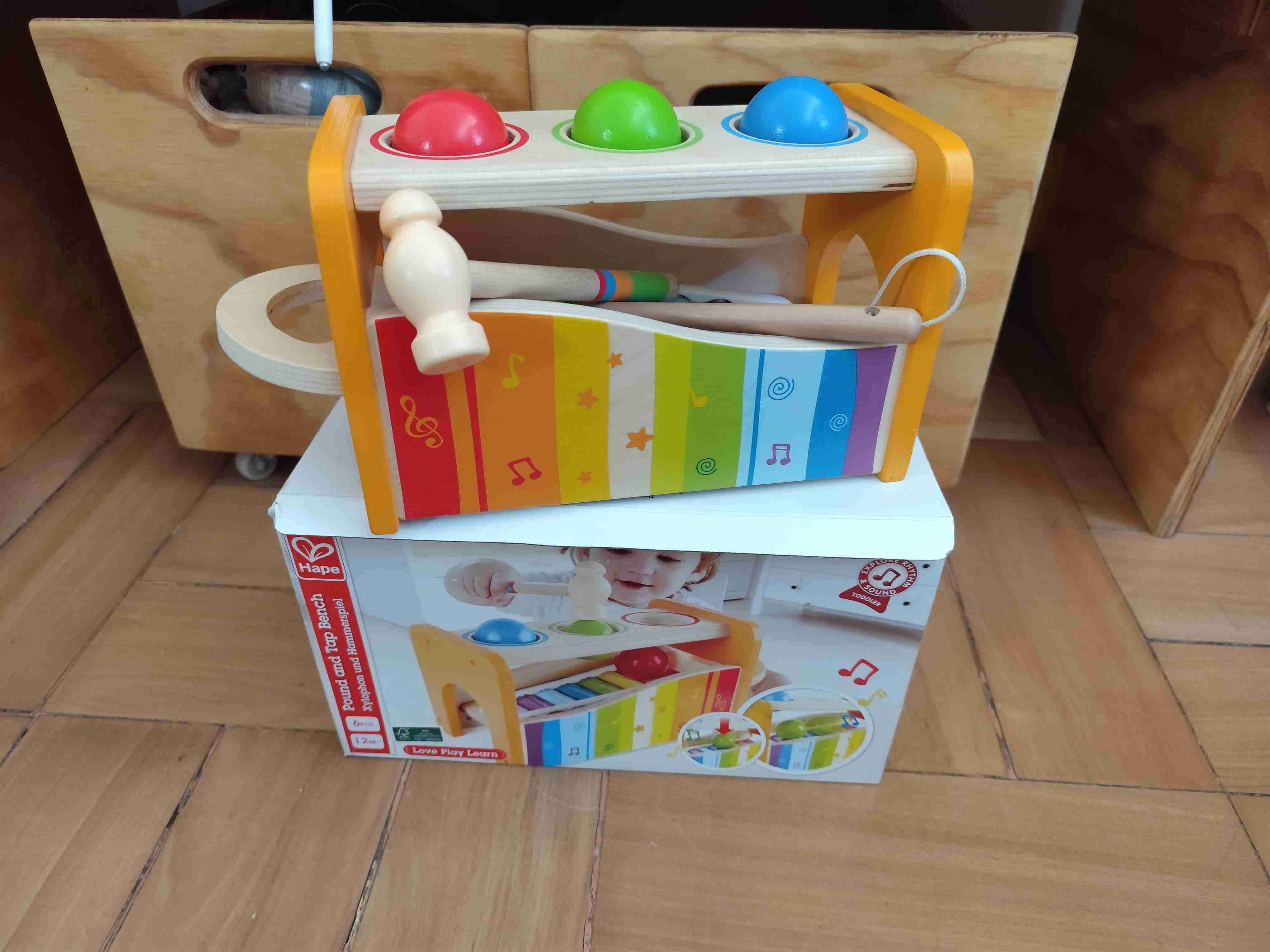 Juego musical de madera marca Hape - miniatura 2