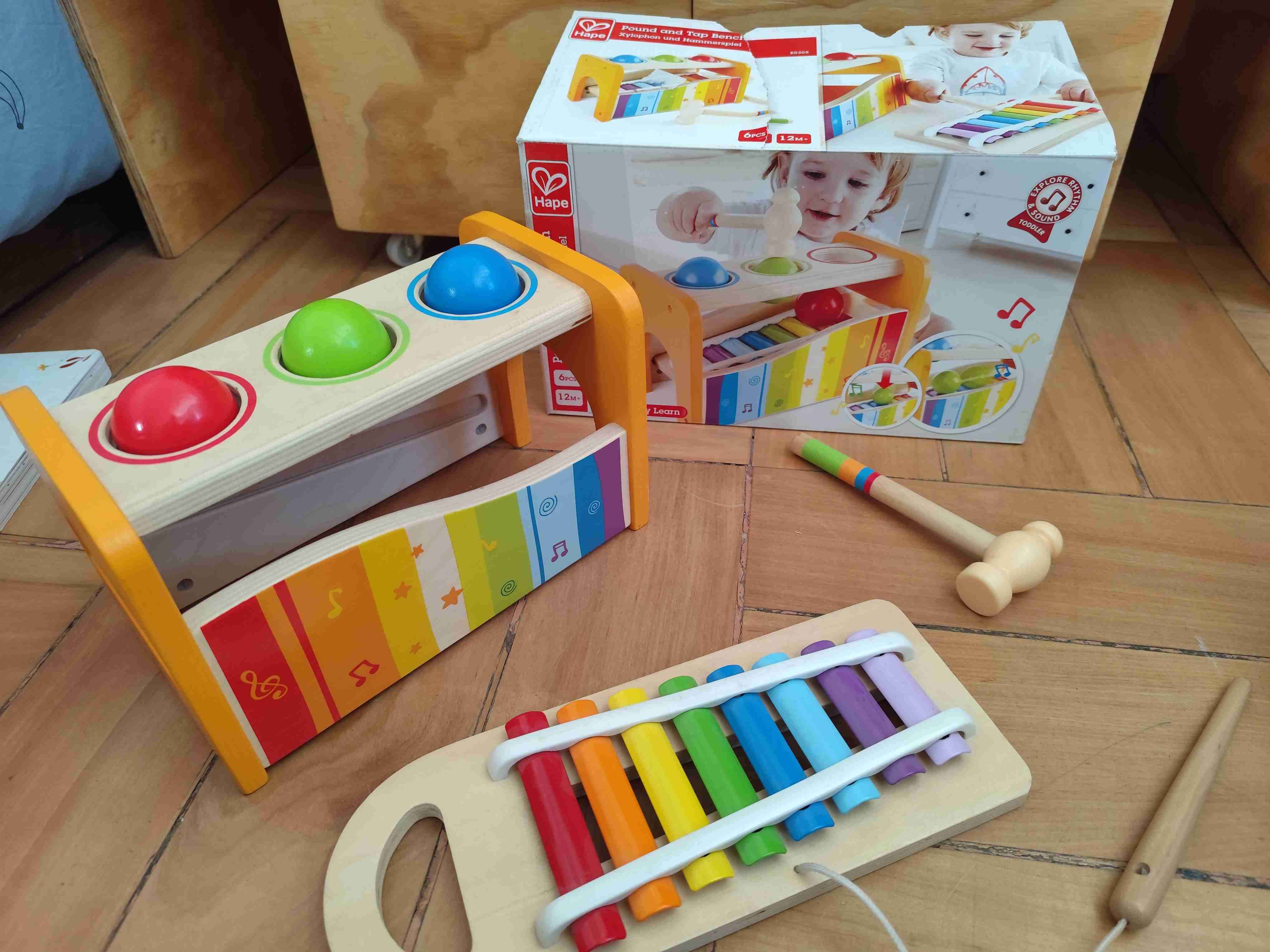 Juego musical de madera marca Hape - miniatura 4