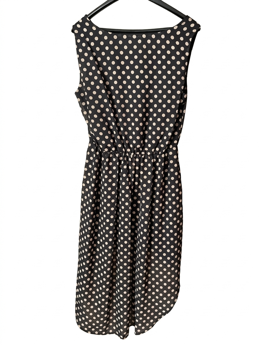 Vestido Zibel negro de lunares - miniatura 2