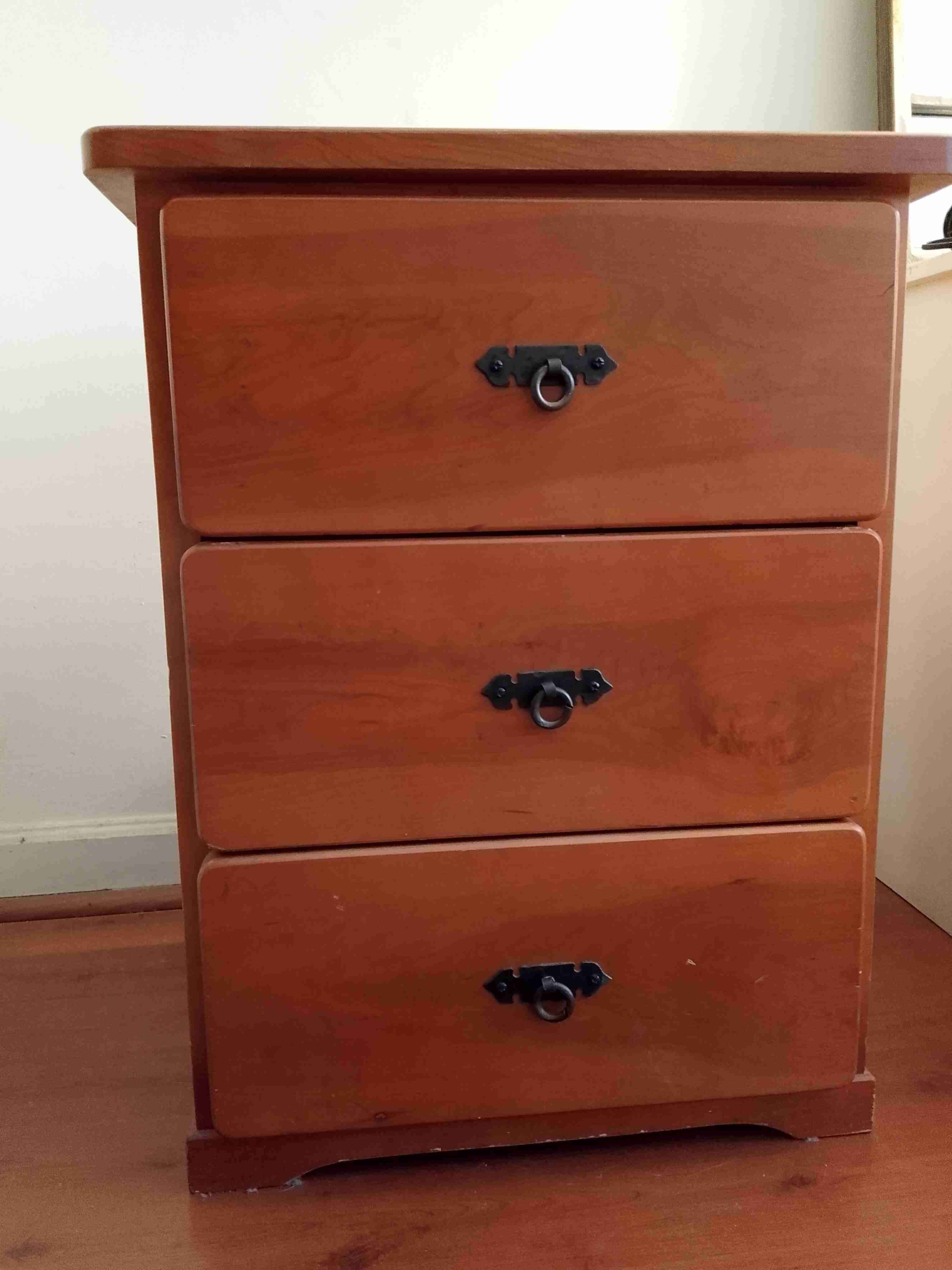 Velador de madera vintage - miniatura 2