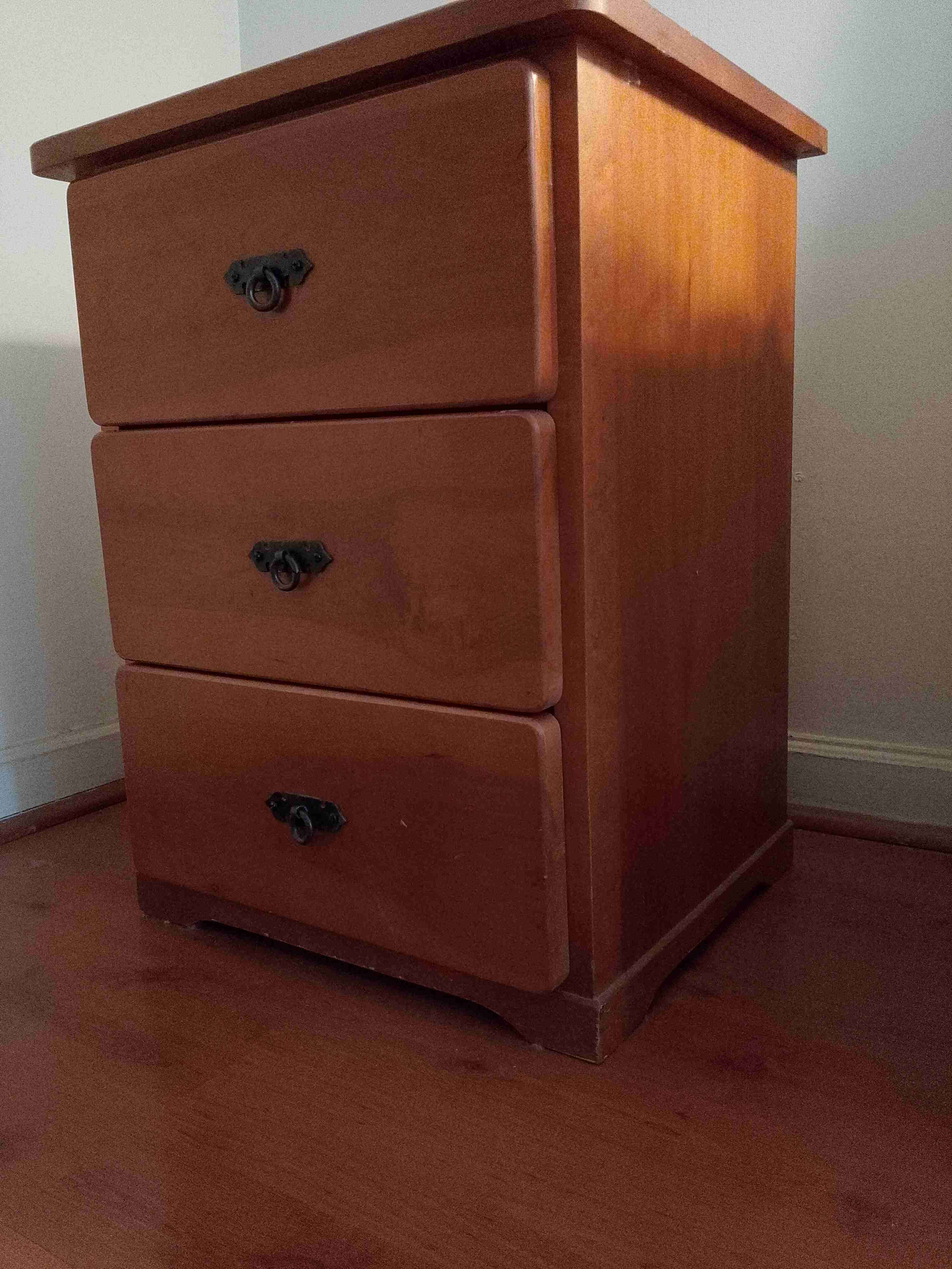 Velador de madera vintage - miniatura 3