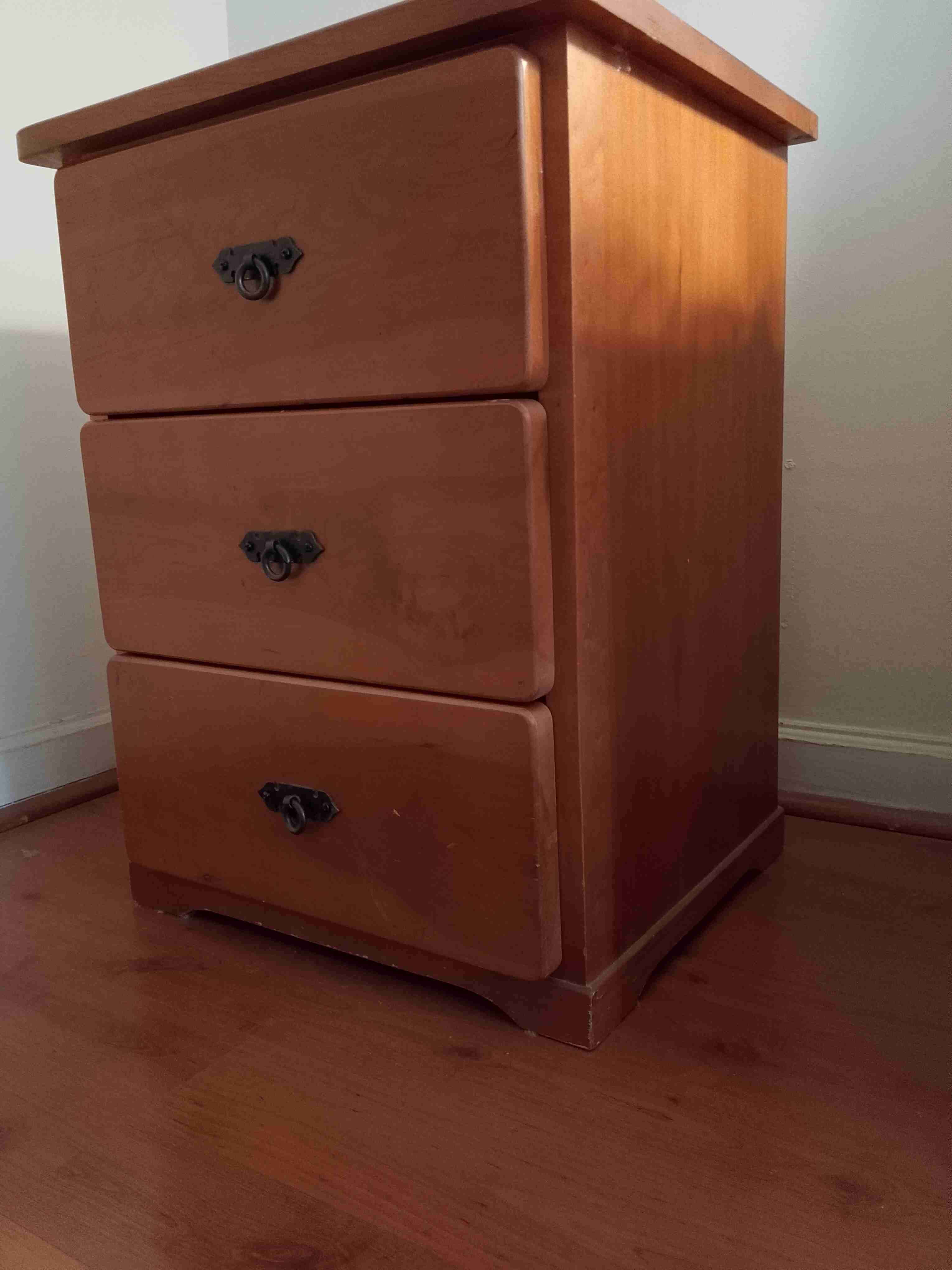 Velador de madera vintage - miniatura 4