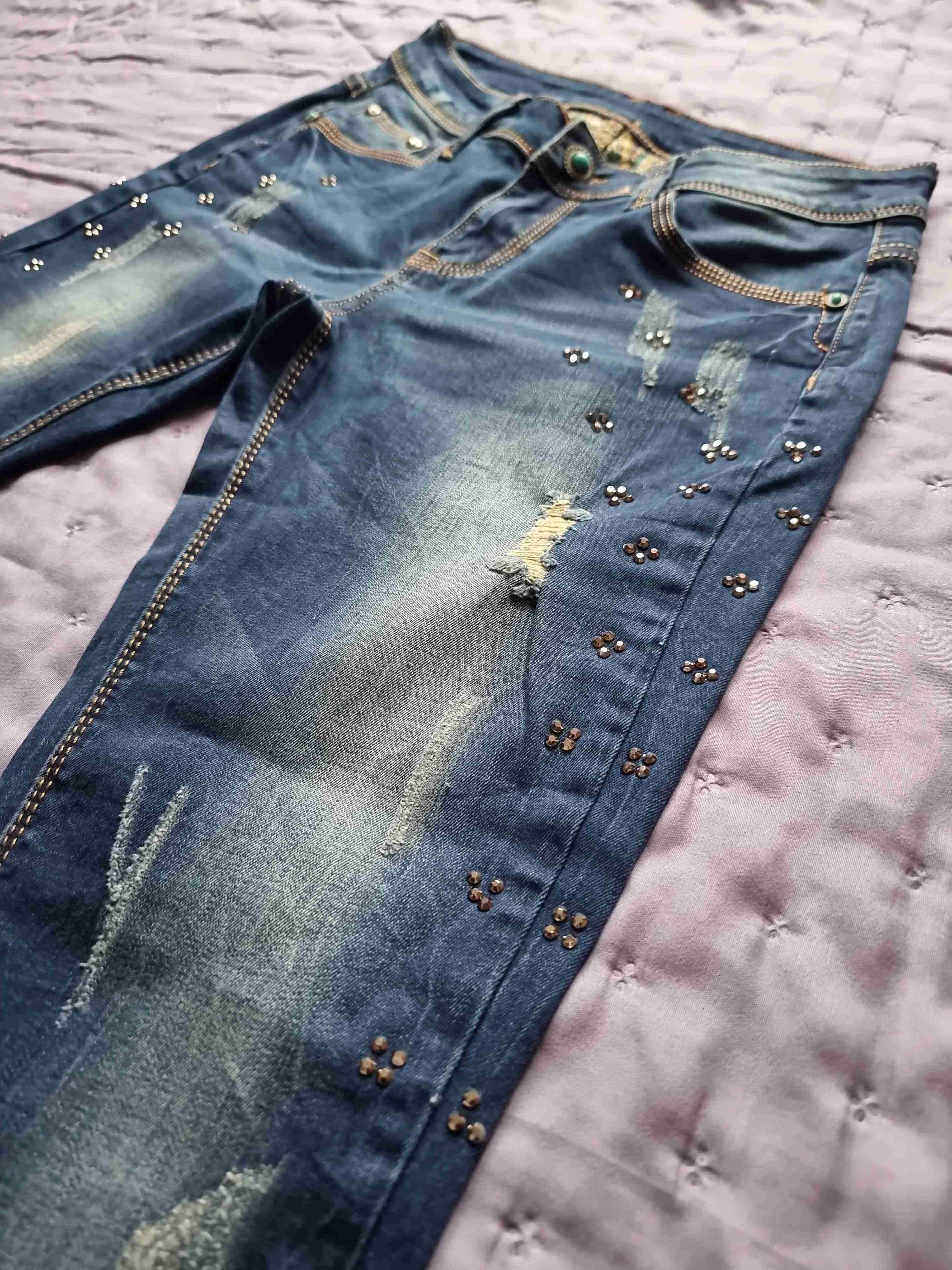 Jeans de mezclilla con adornos - miniatura 3