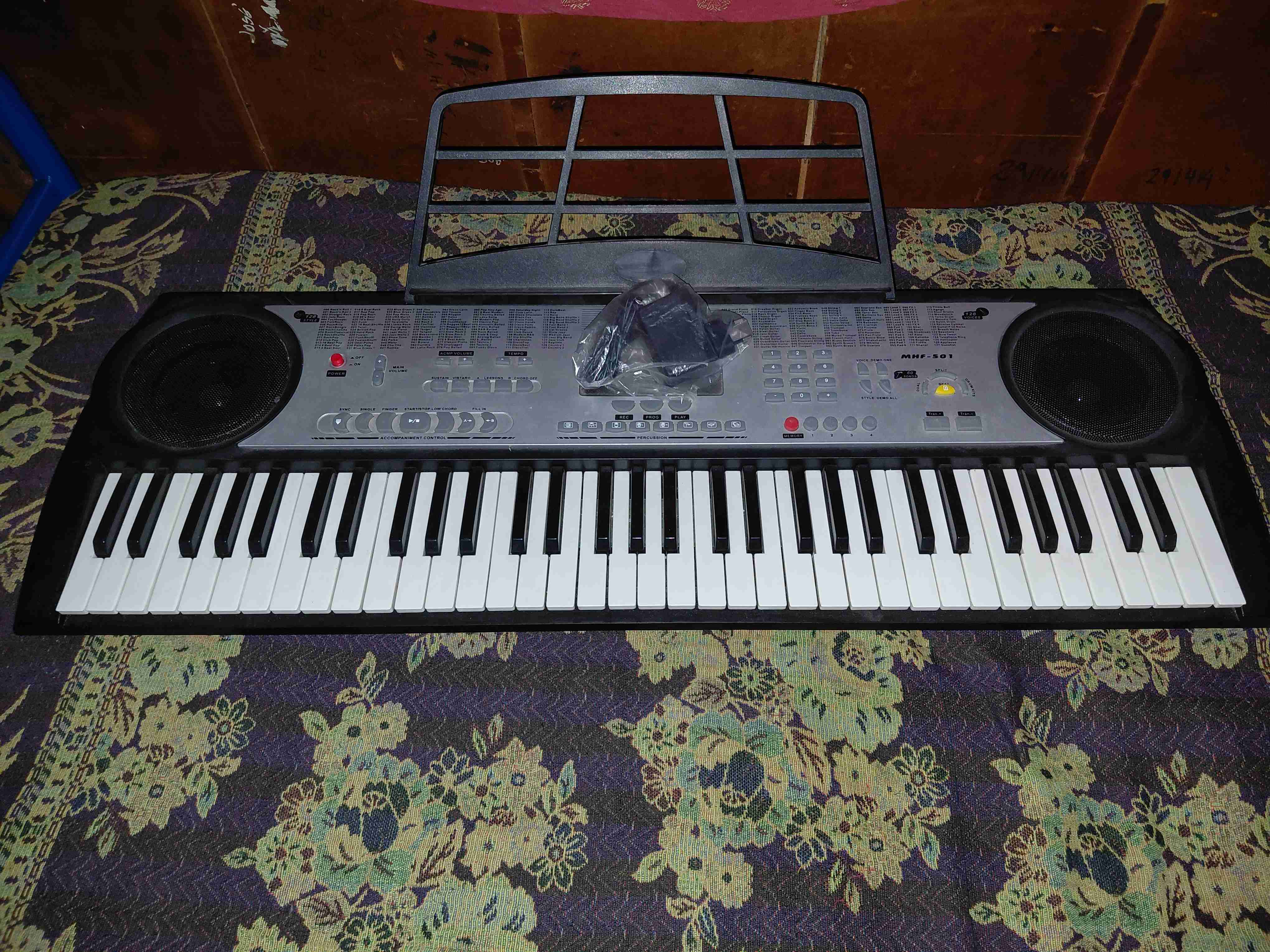 Teclado electrónico con soporte - miniatura 2