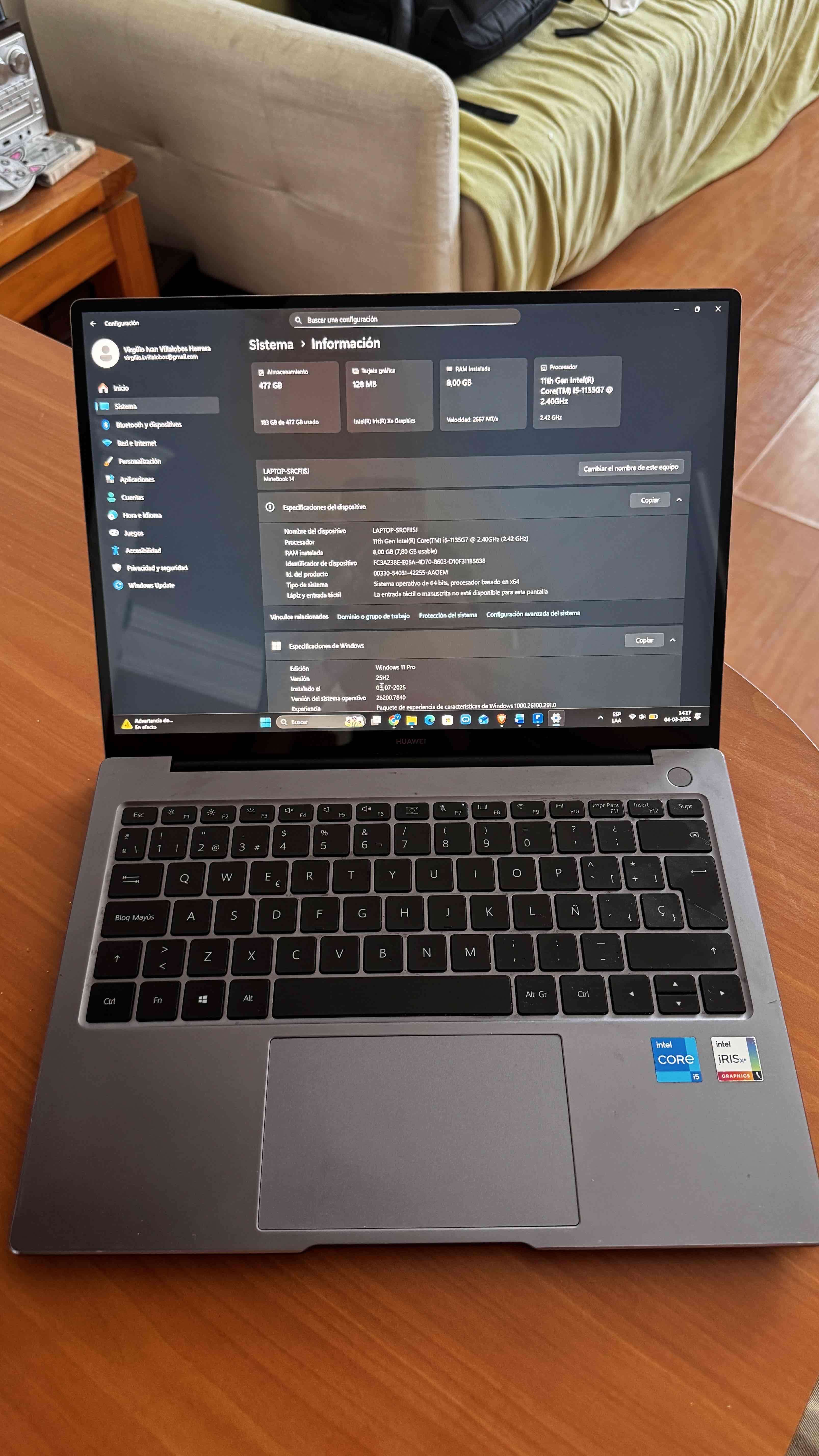 Laptop Huawei Matebook 14 - miniatura 2