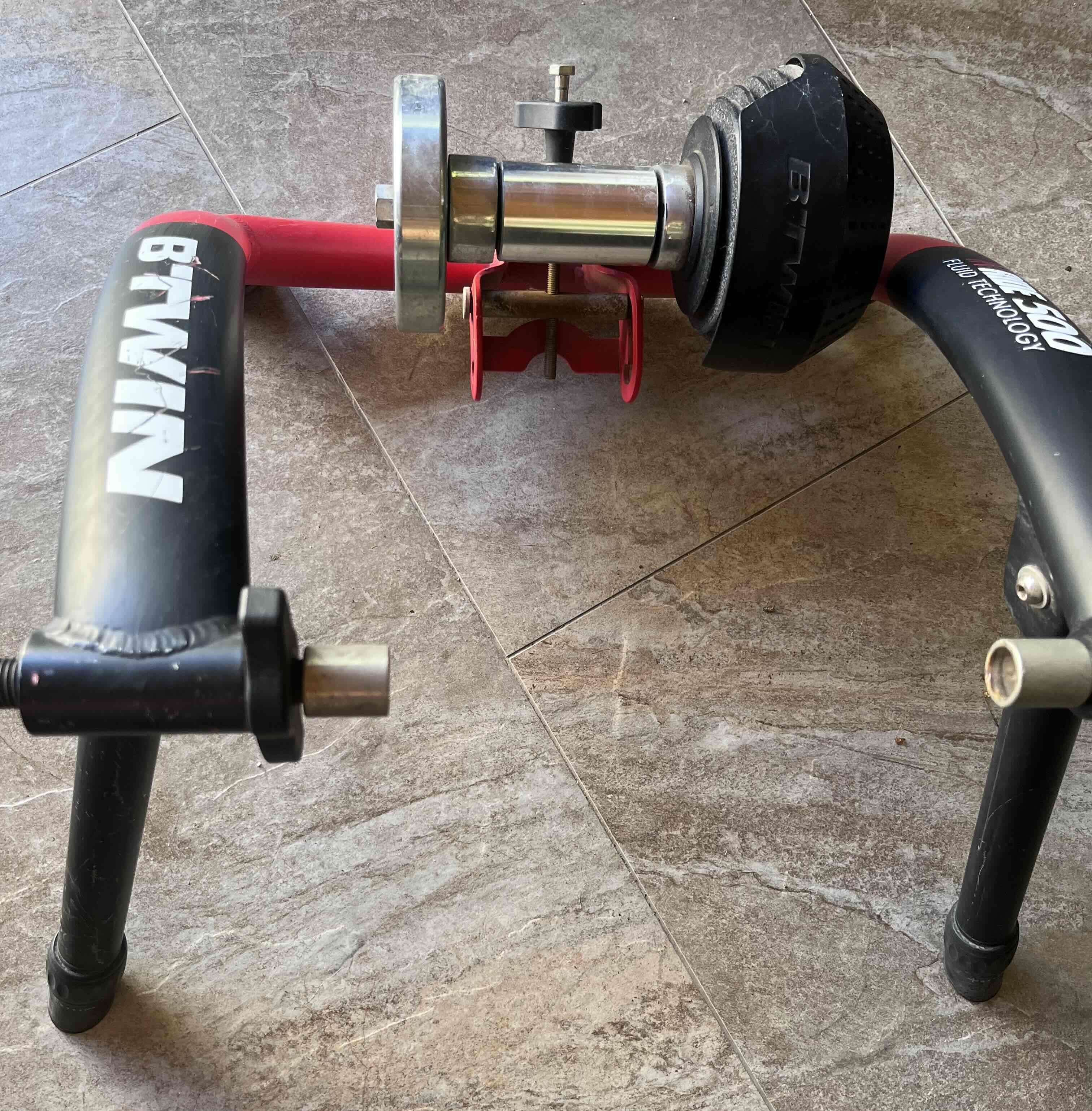 Soporte rodillo de bicicleta BTWIN