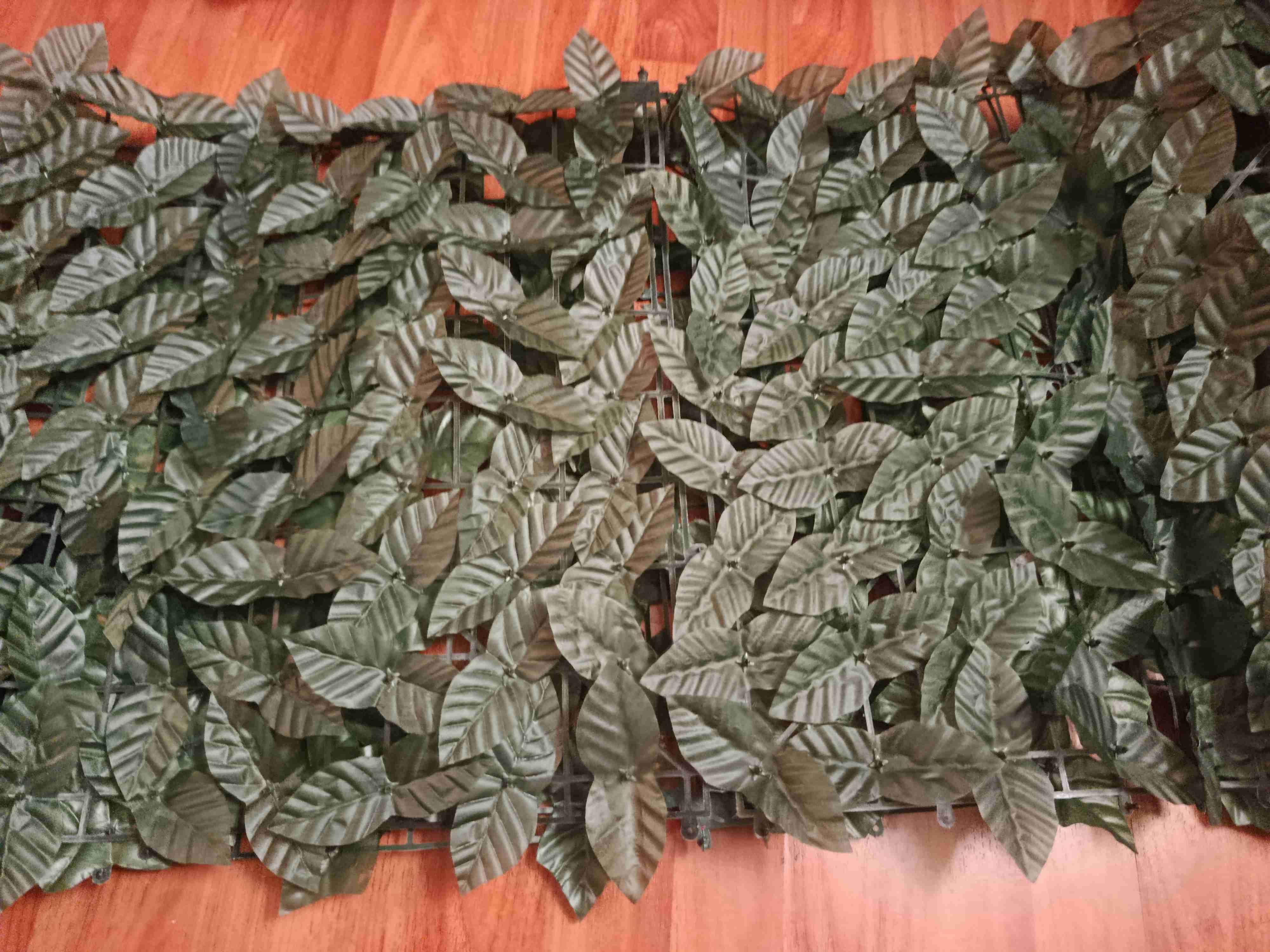 4 piezas de hojas artificiales