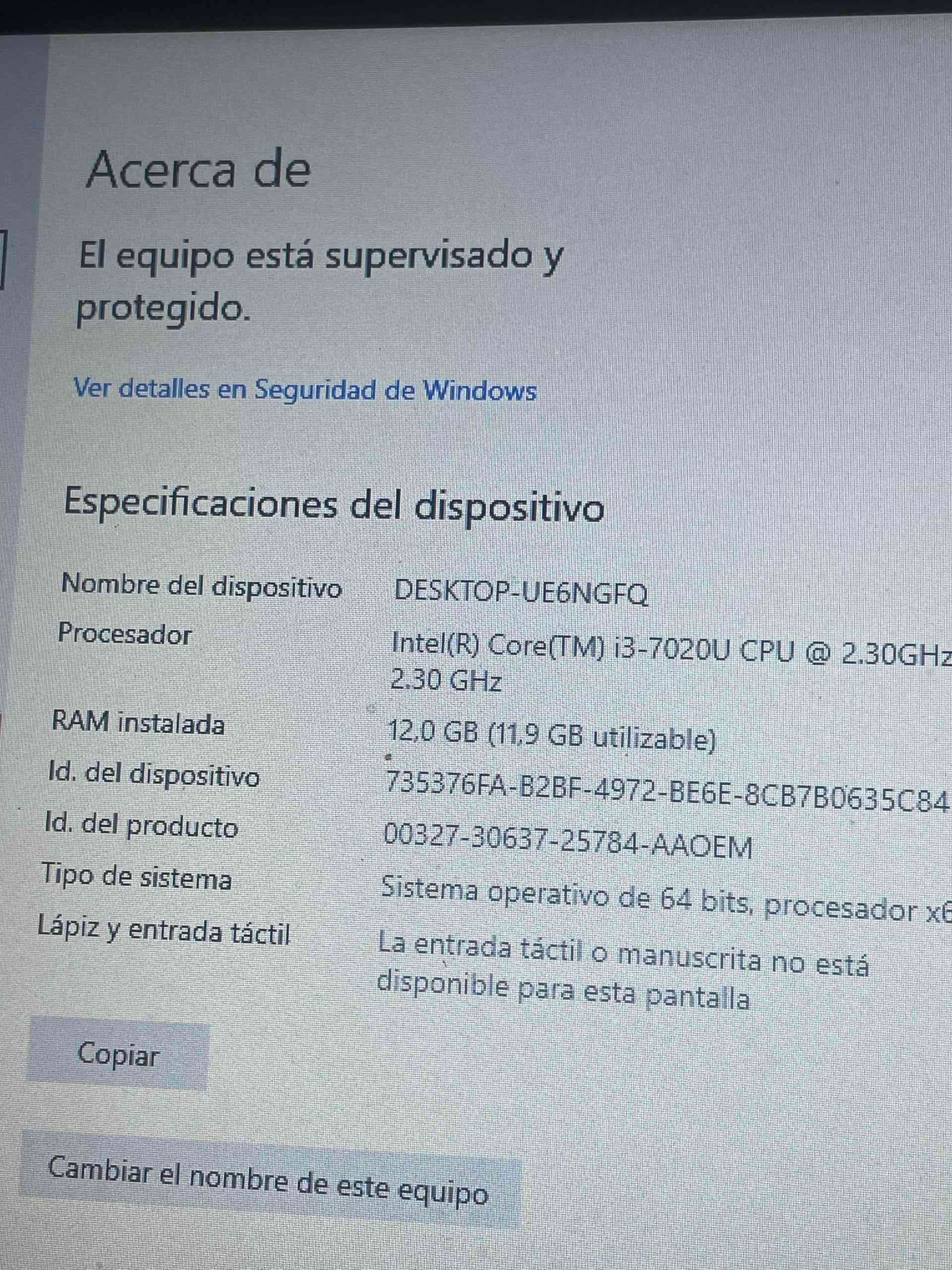 Laptop Intel Core i3 12GB RAM