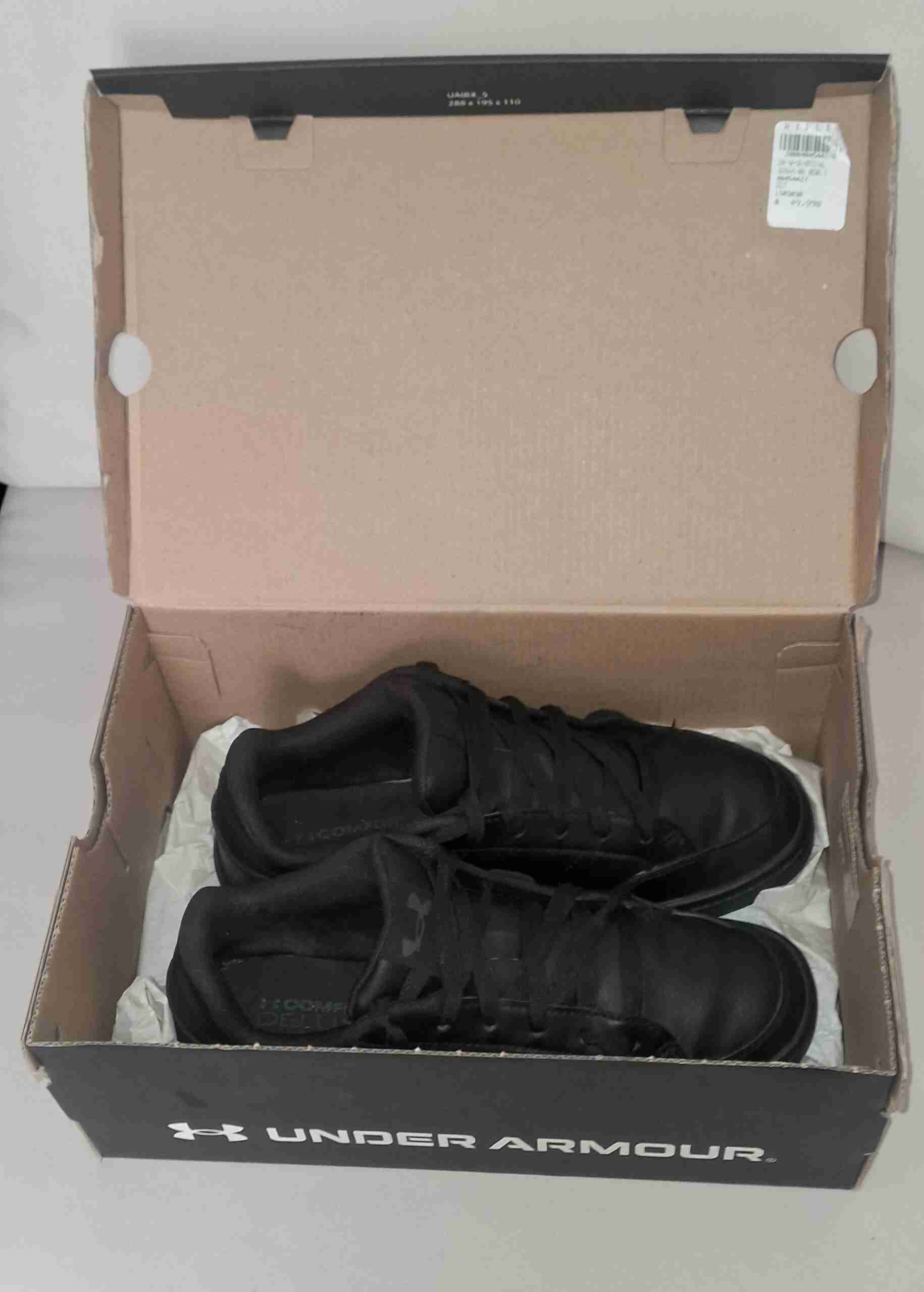 Zapatillas negras Under Armour - miniatura 2