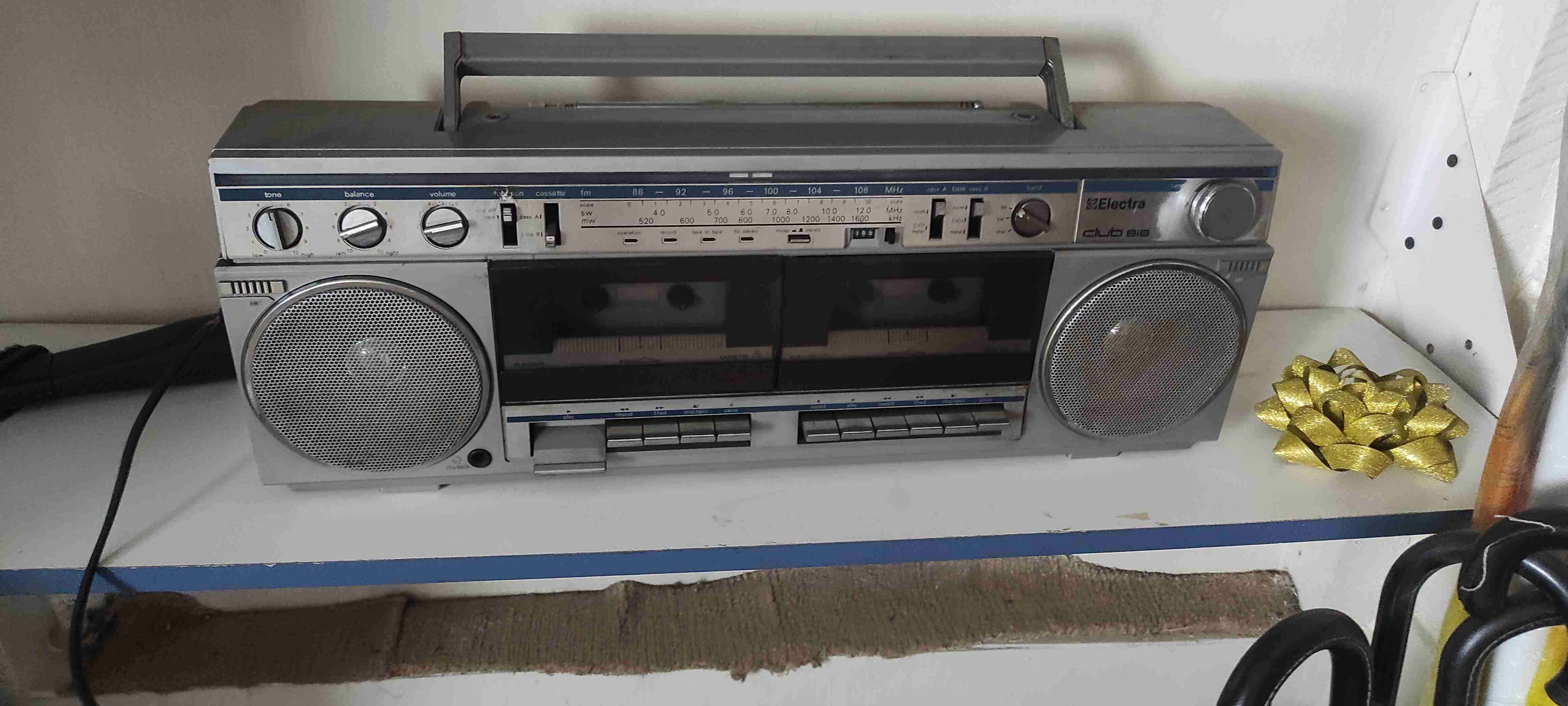 Radio cassette retro Electra - miniatura 2