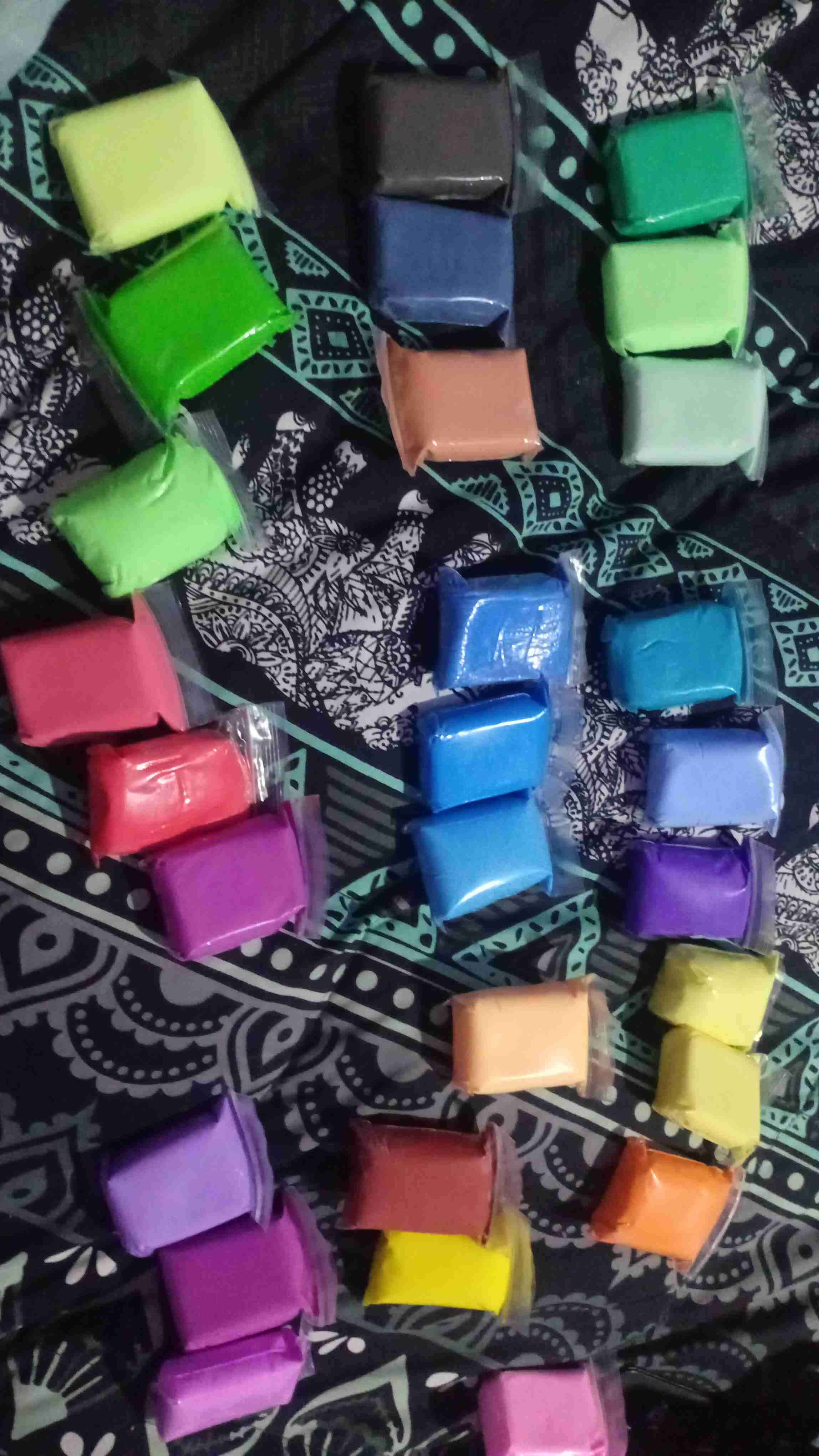 Set de arcilla secado al aire  de colores