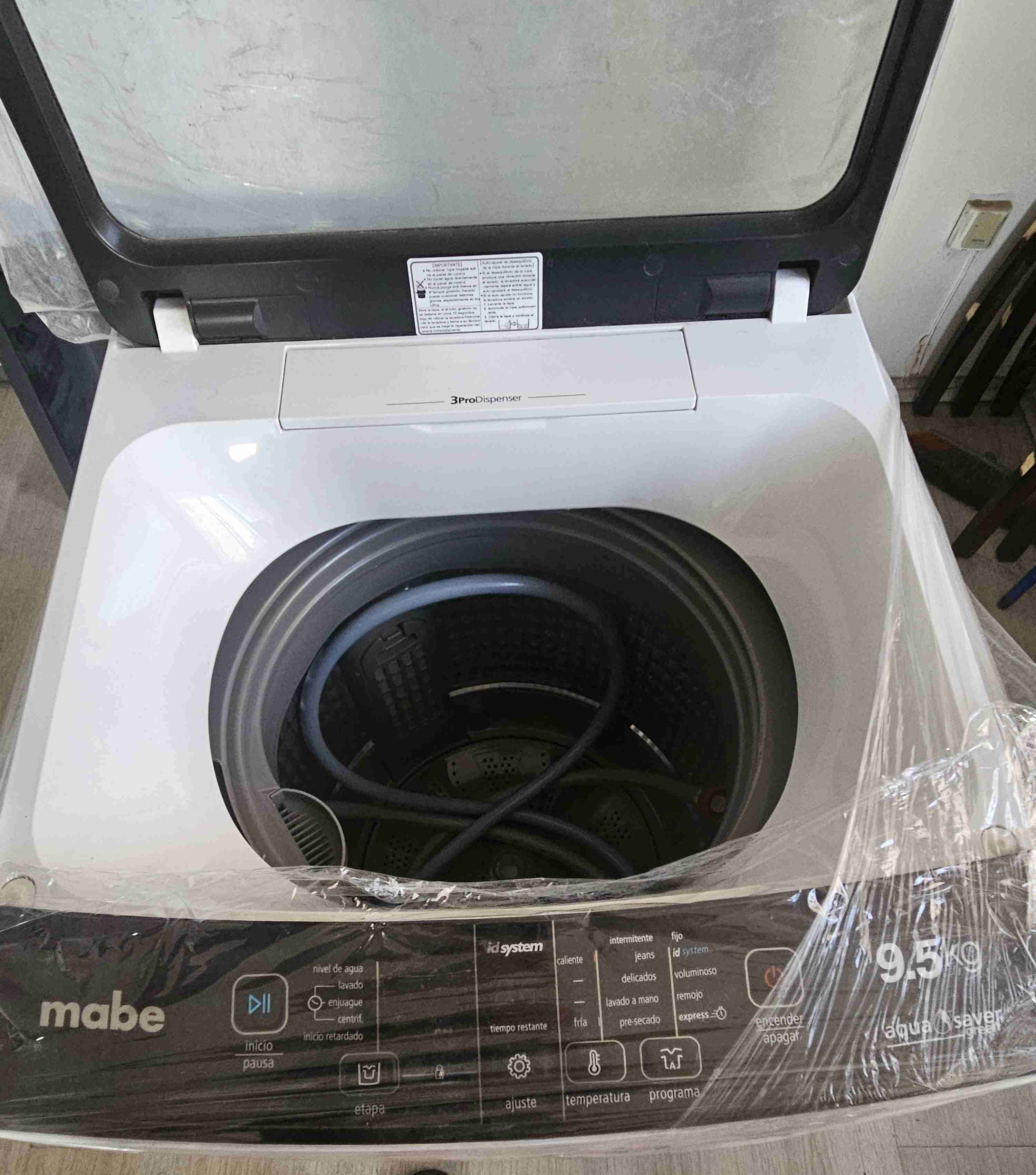 Lavadora Mabe 9.5 kg nueva