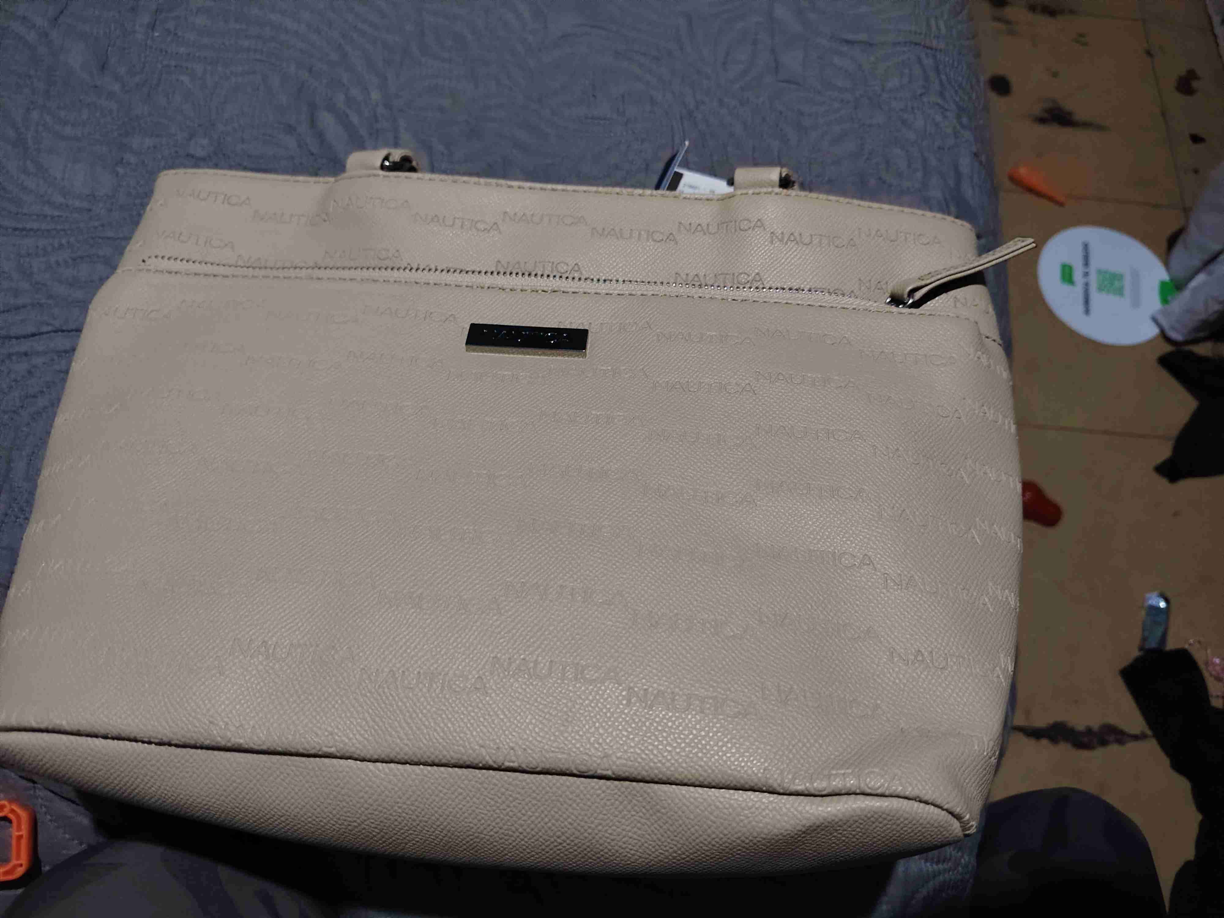 Cartera Nautica beige nueva - miniatura 3