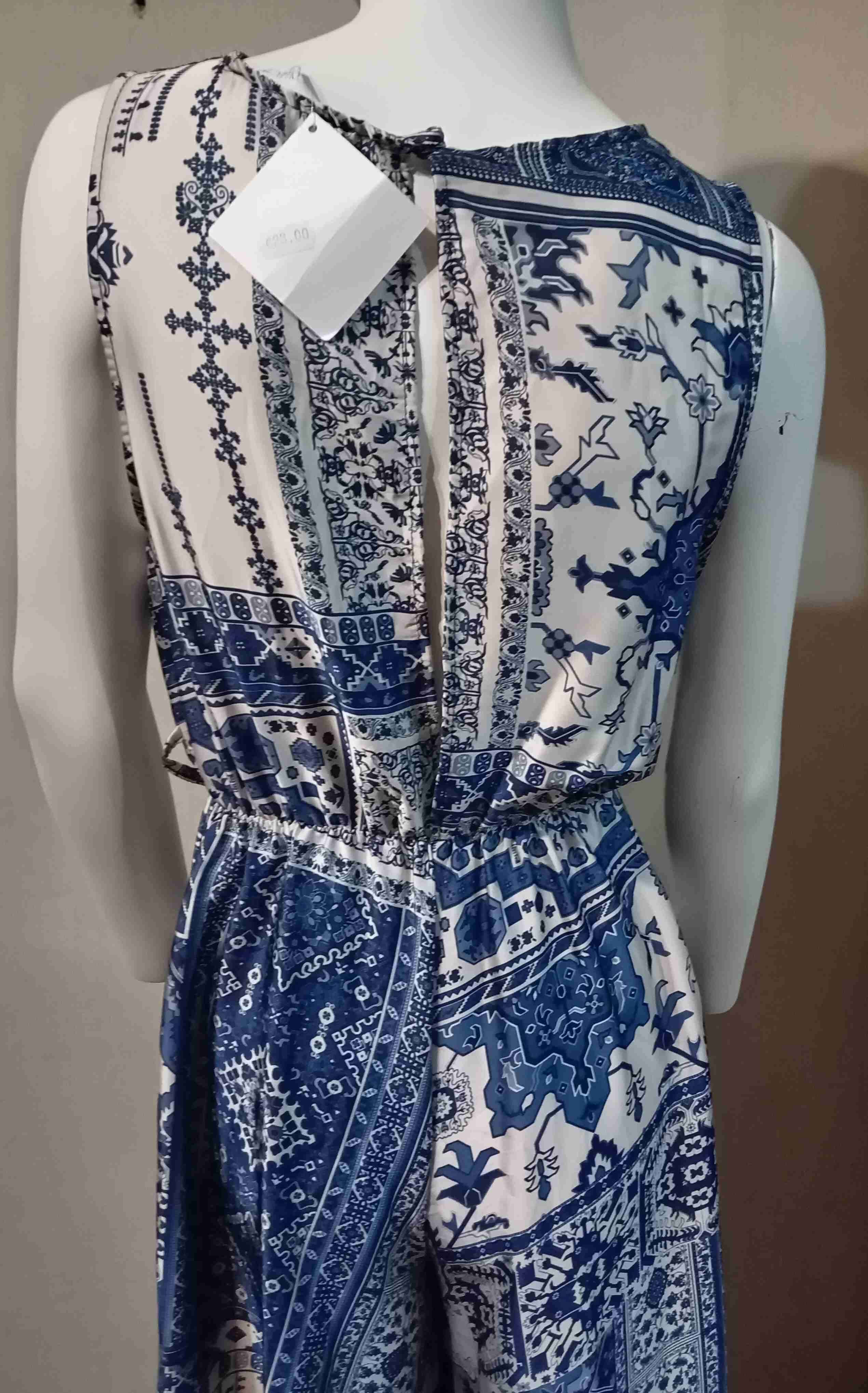 Enterito estampado azul y blanco - miniatura 2