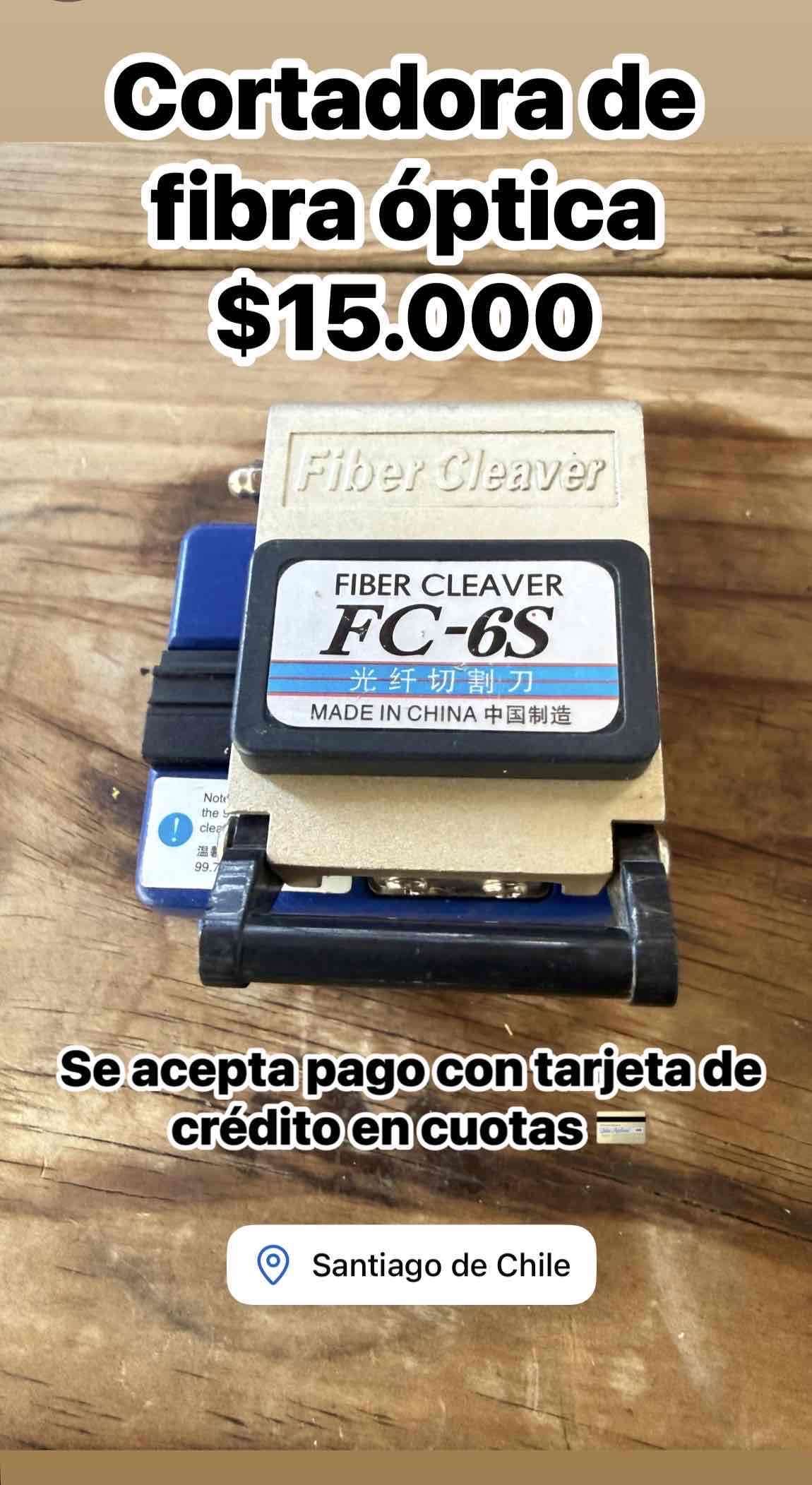 Cortadora de fibra óptica FC-6S