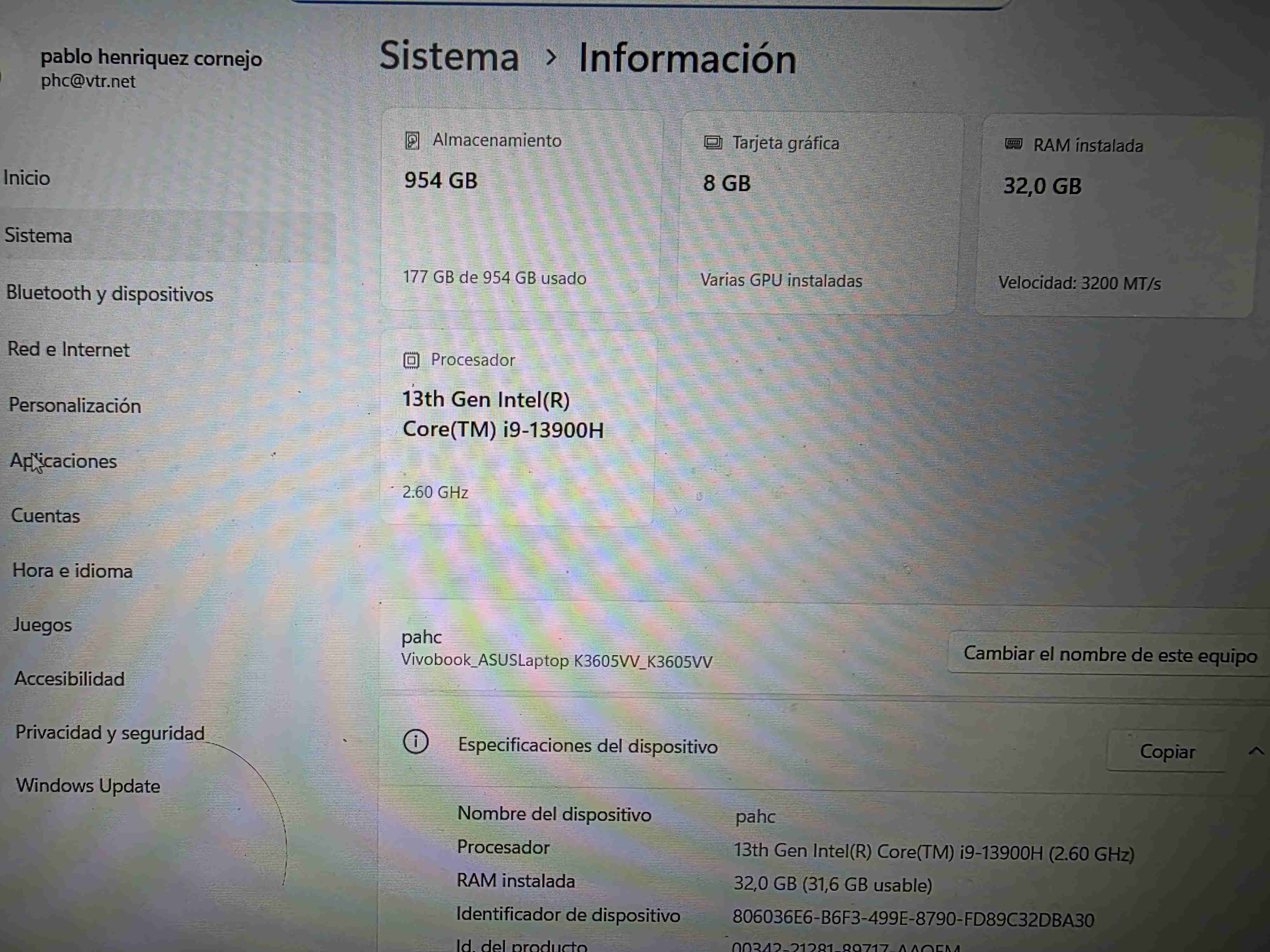 Laptop ASUS VivoBook 15" i9 - miniatura 5