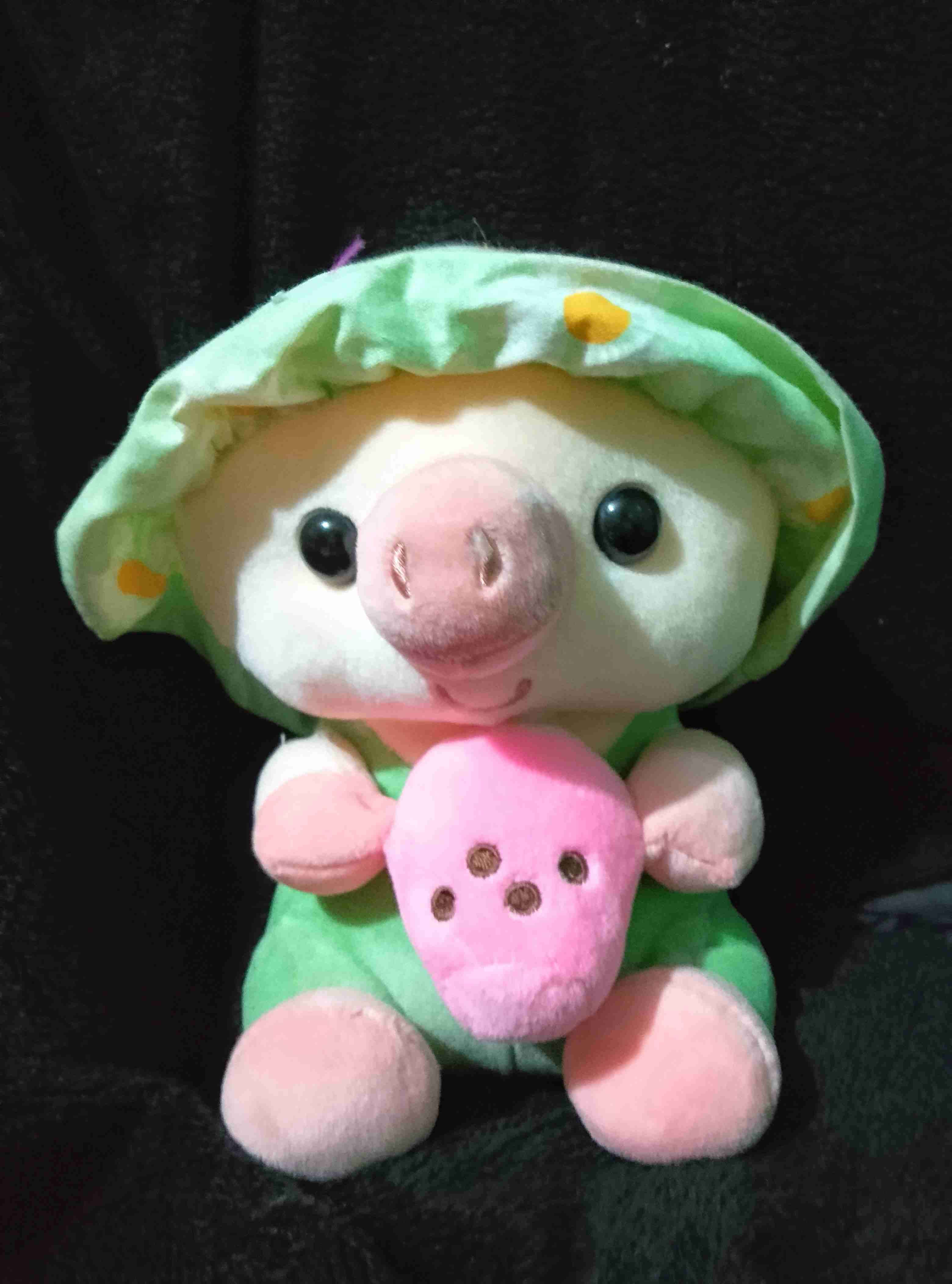 Peluchito cerdito verde