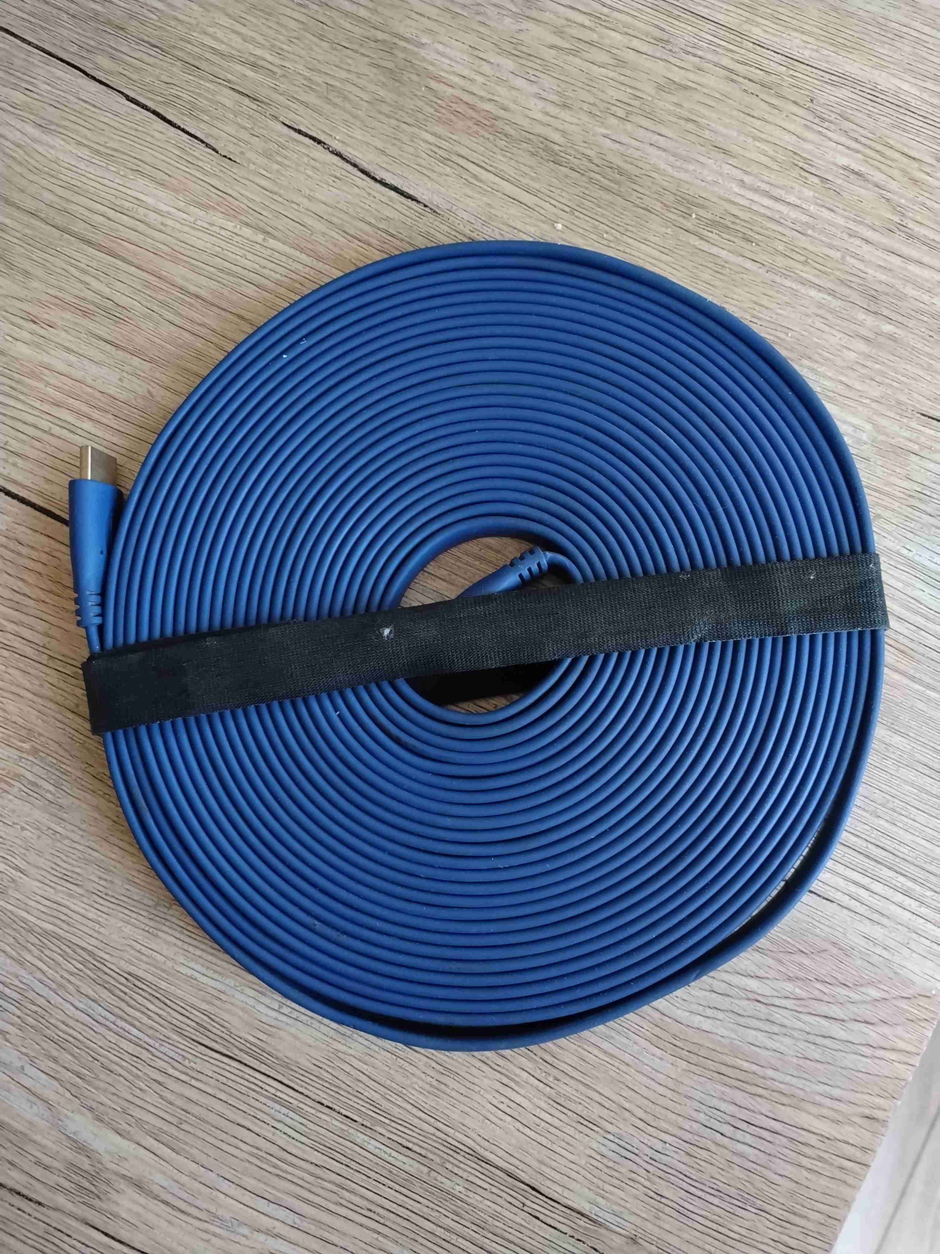 Cable HDMI largo 10mts aprox azul