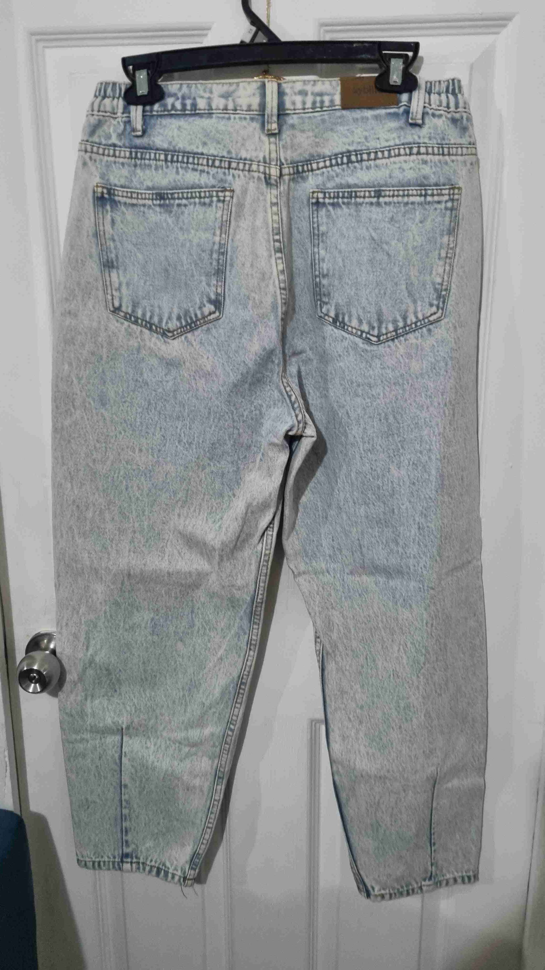 Jeans Sybilla celeste gris desgastado - miniatura 2