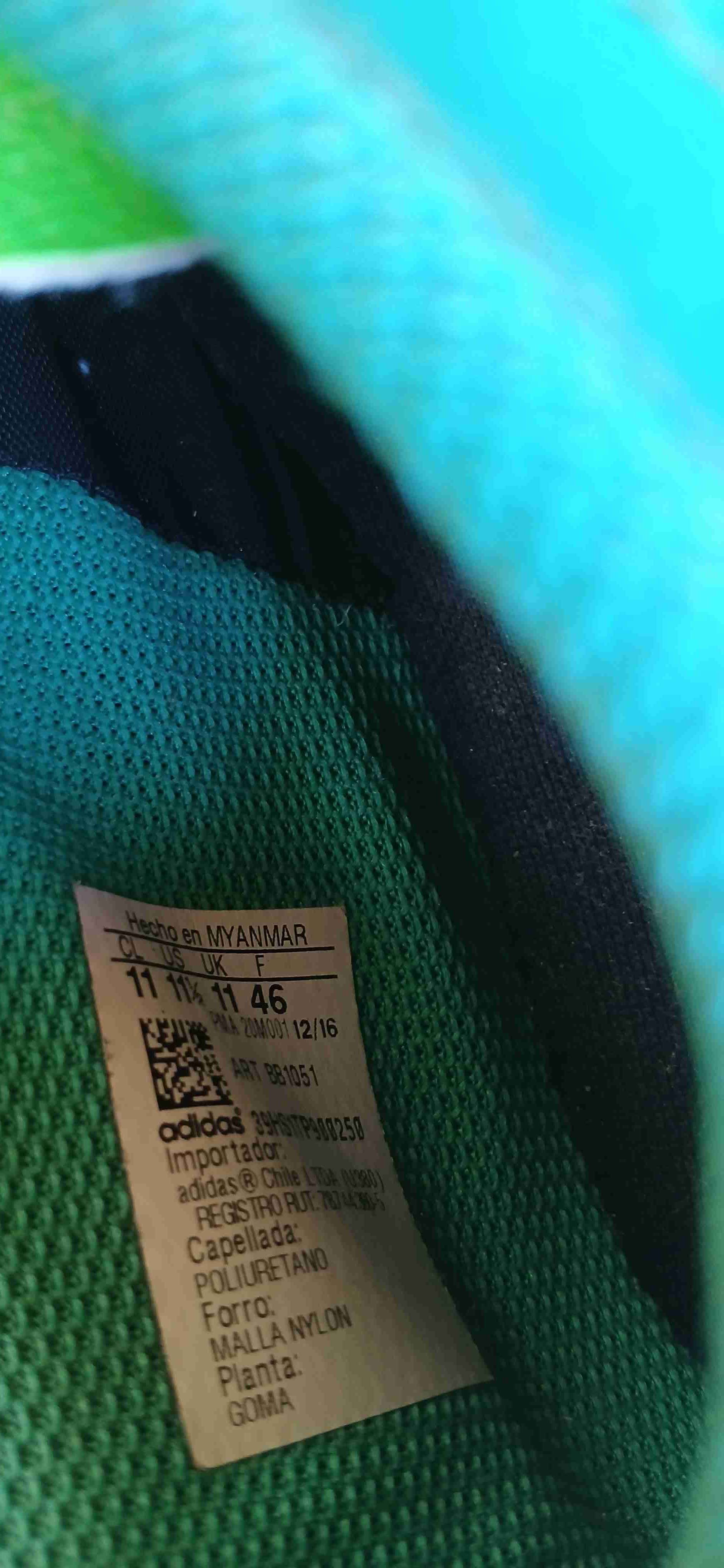 Zapatos deportivos verde y azul hombre Adidas - miniatura 4