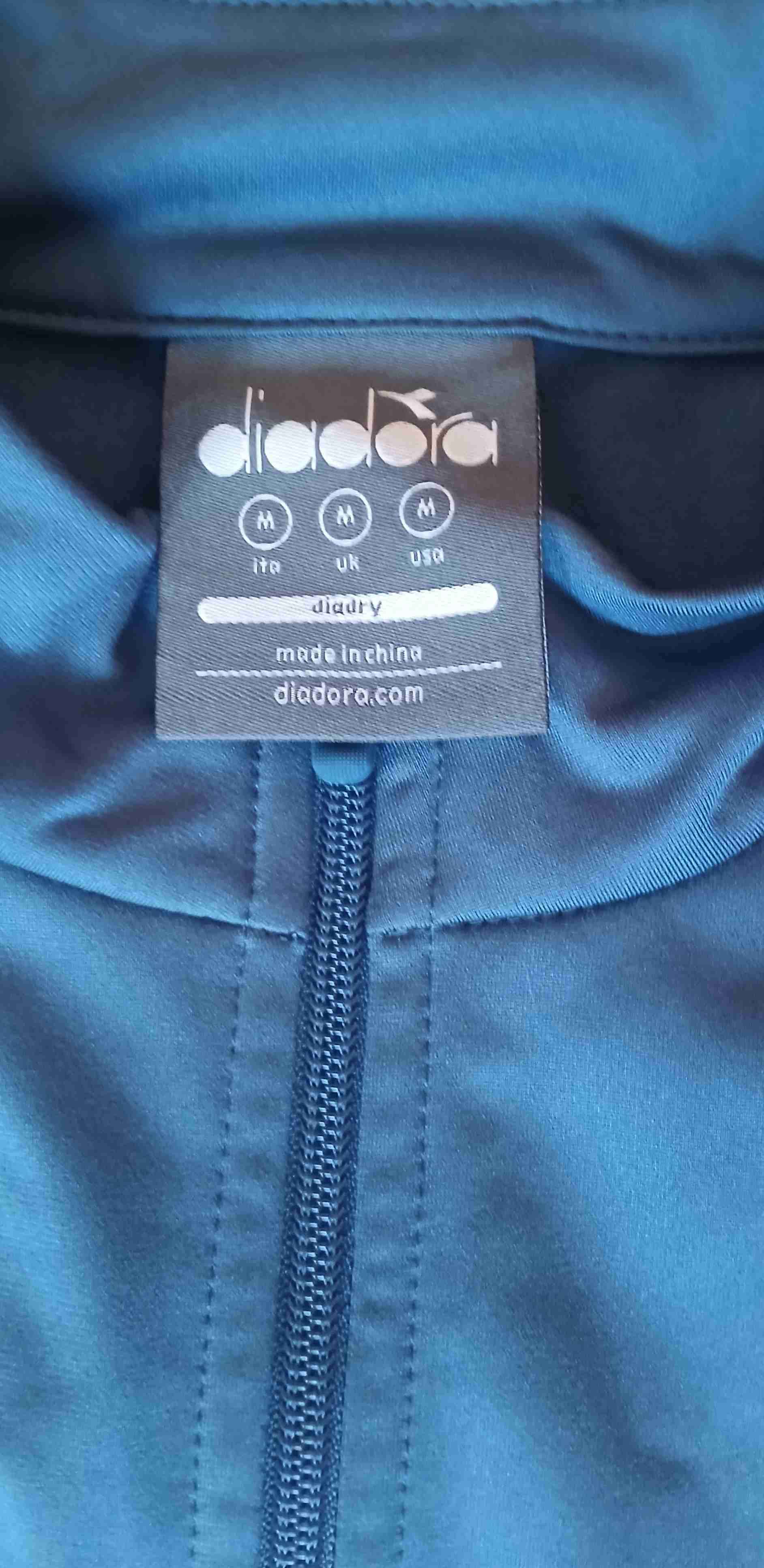 Chaqueta deportiva azul Diadora - miniatura 3