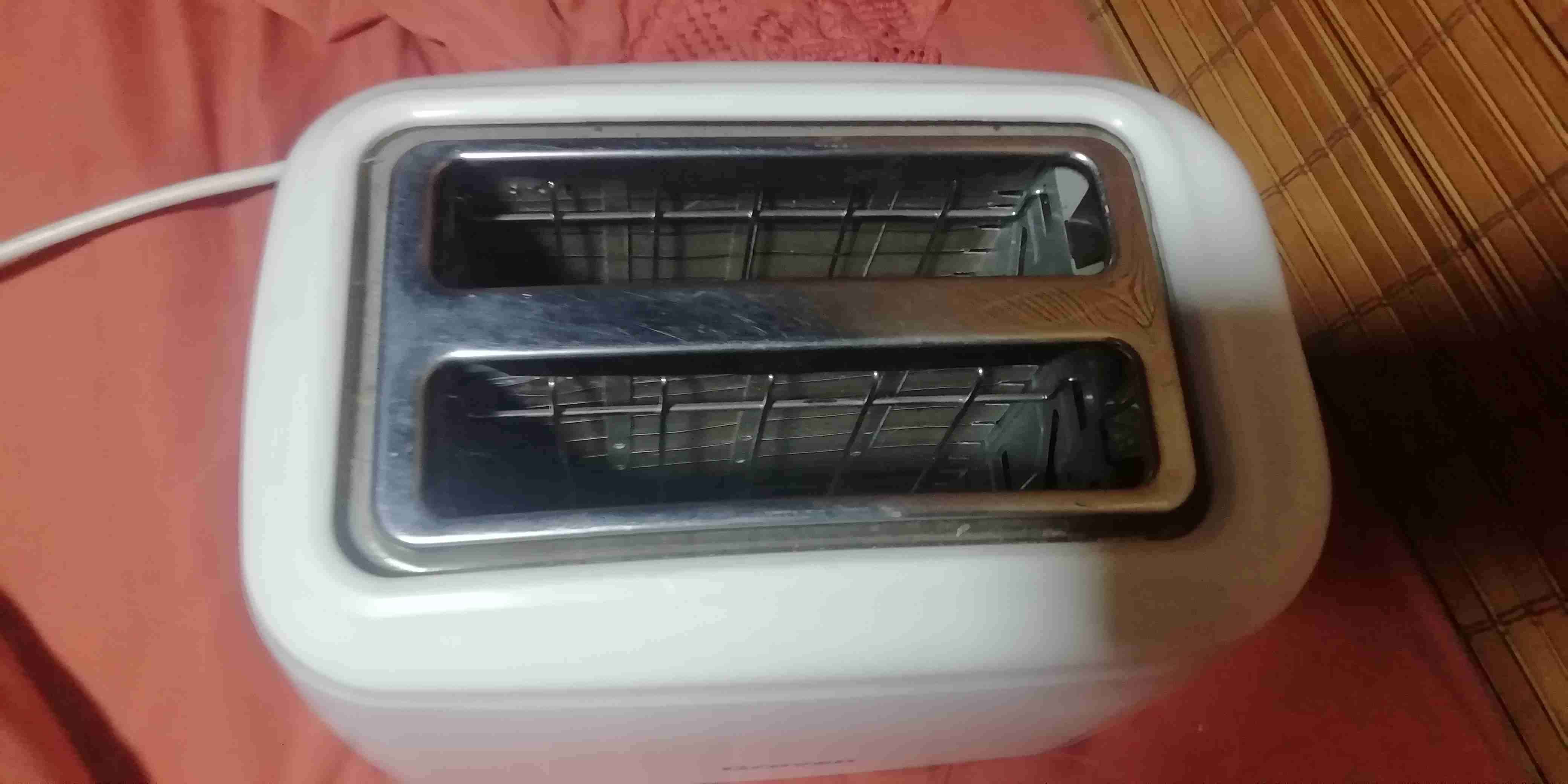 Tostadora Groven blanca de dos ranuras - miniatura 2