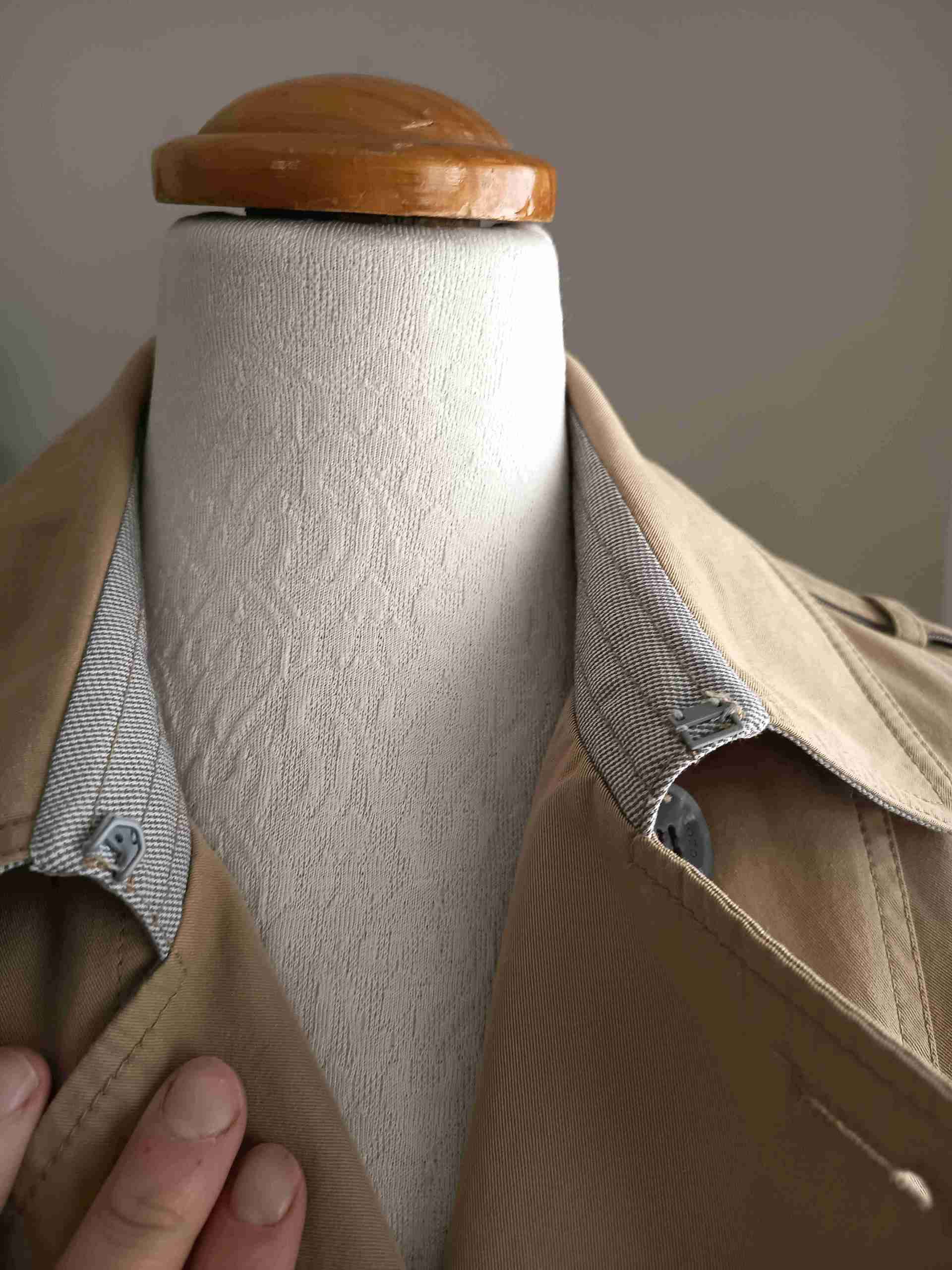 Abrigo trench coat beige mujer - miniatura 9