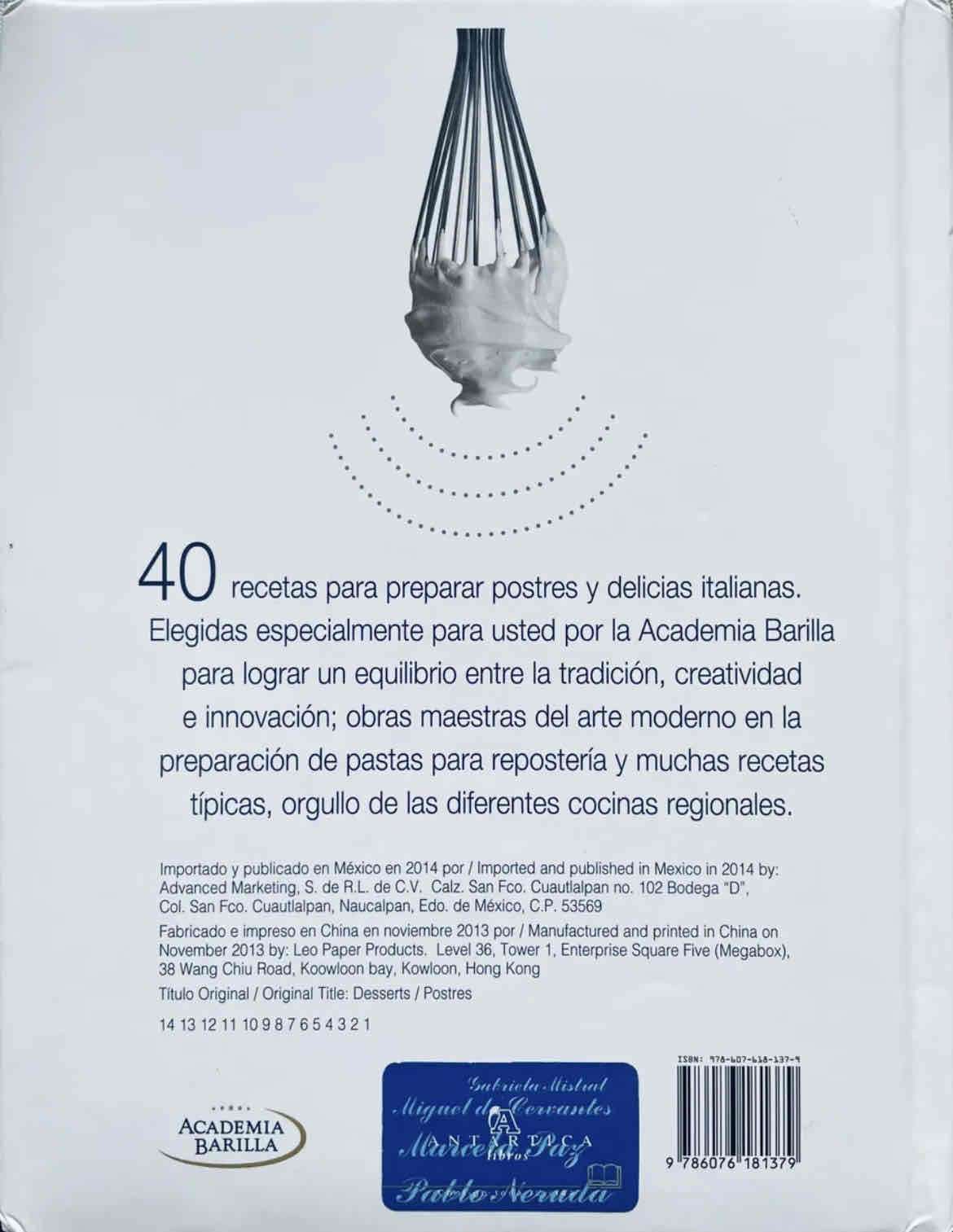 Libro de postres Academia Barilla - miniatura 3