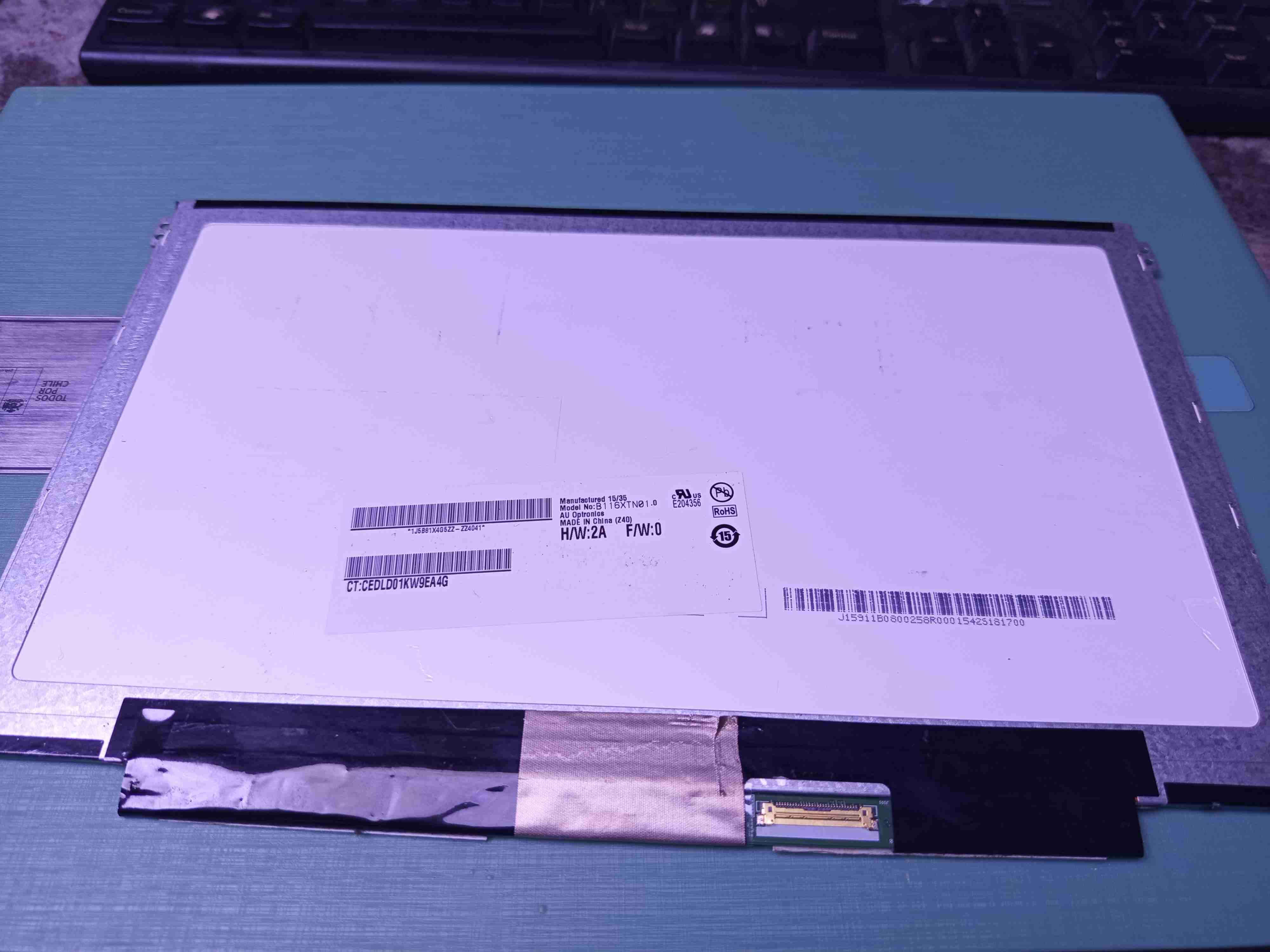 Pantalla Led 11.6 , 30 pines 1366x768 - miniatura 2