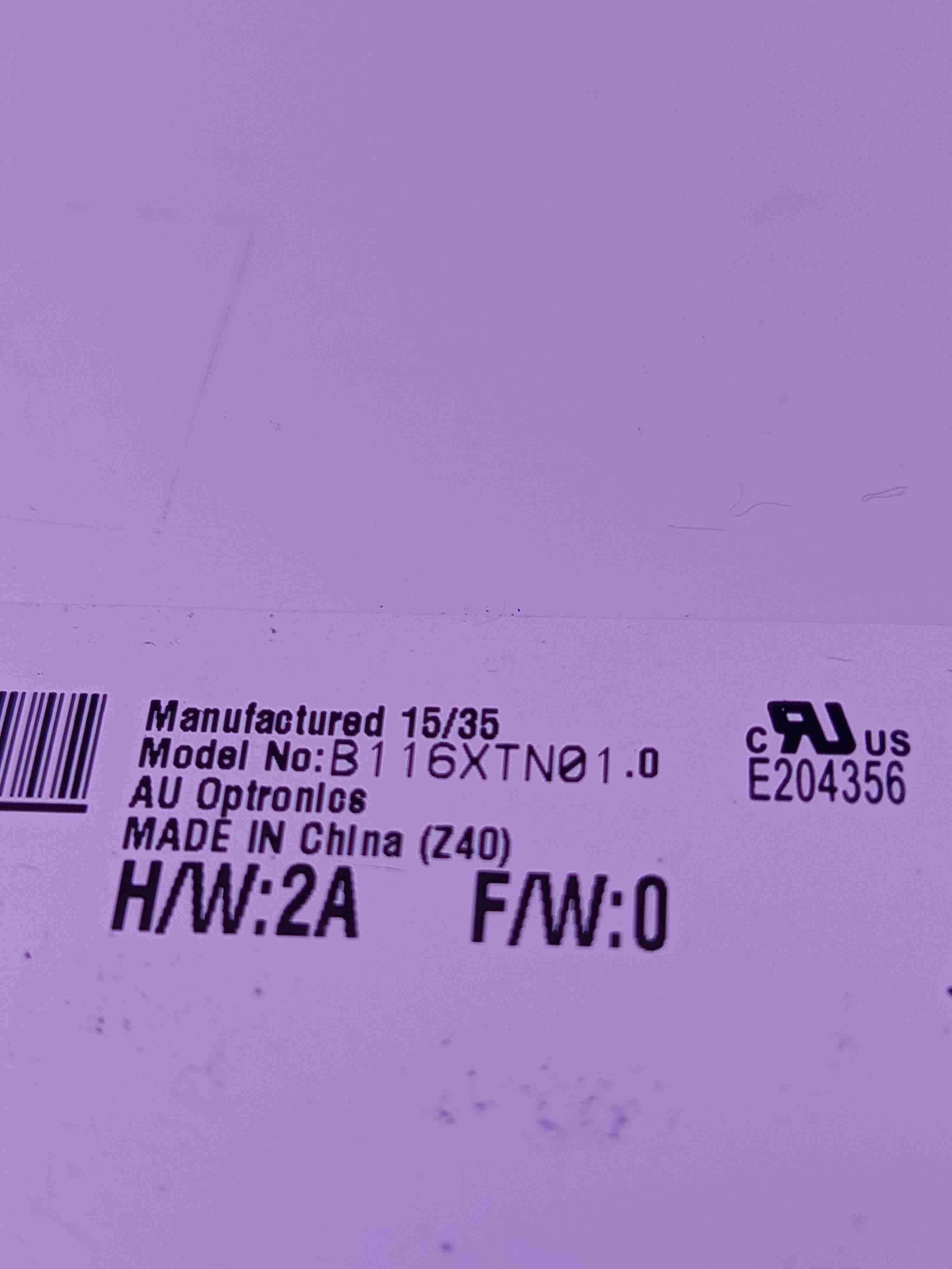 Pantalla Led 11.6 , 30 pines 1366x768 - miniatura 3