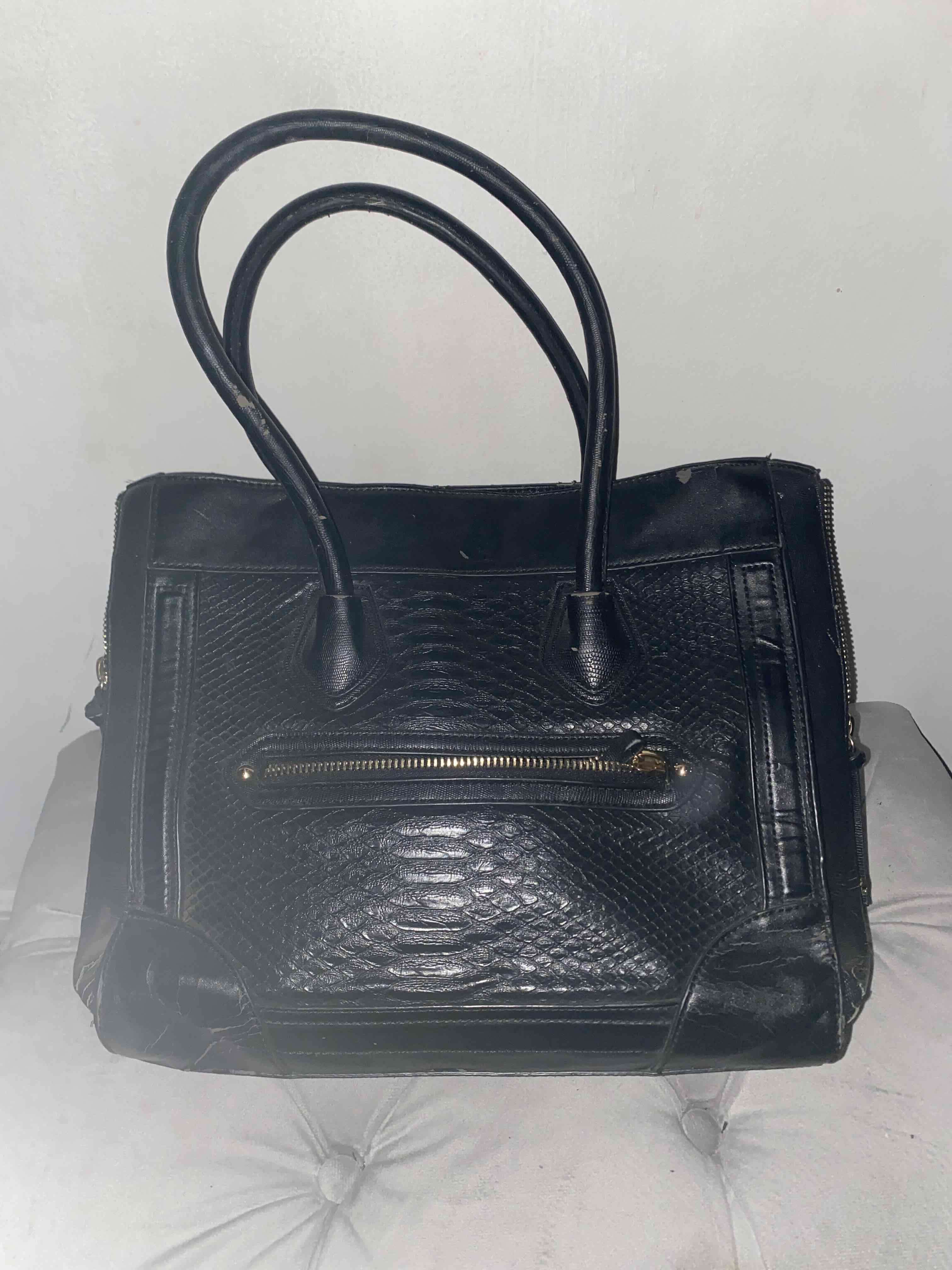Cartera negra Aldo muy grande elegante - miniatura 2