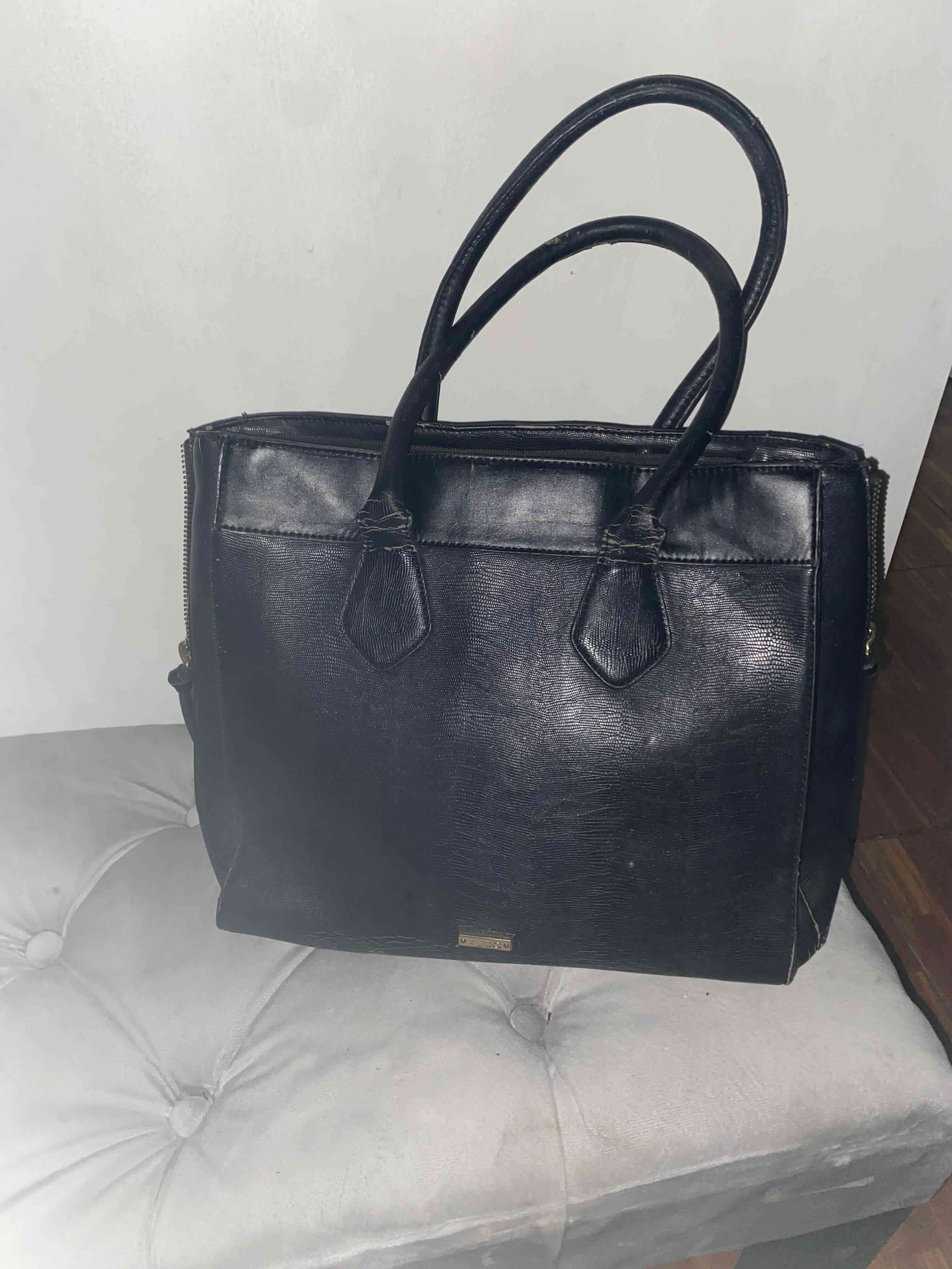 Cartera negra Aldo muy grande elegante - miniatura 3