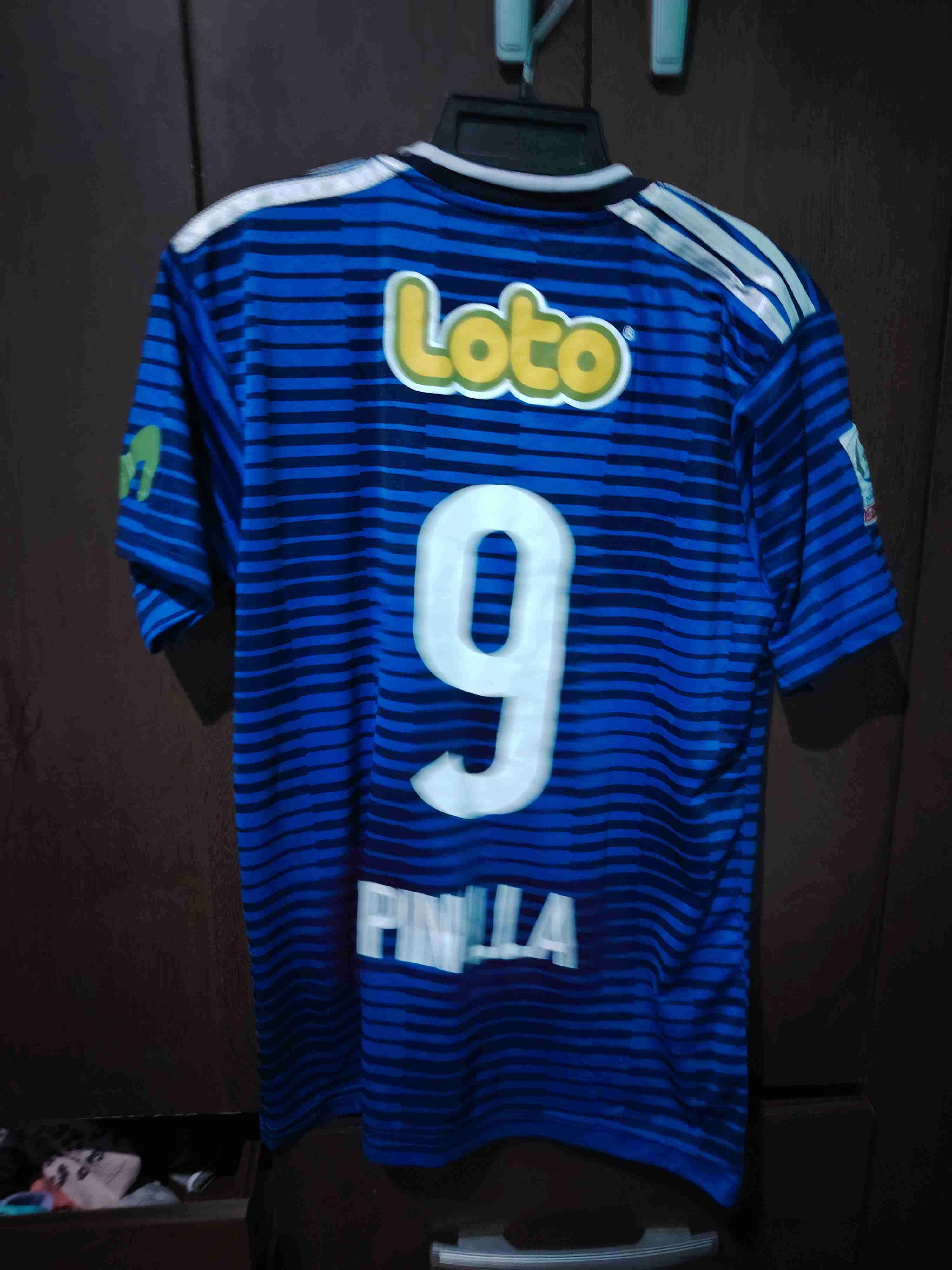 Camiseta fútbol azul adidas - miniatura 2