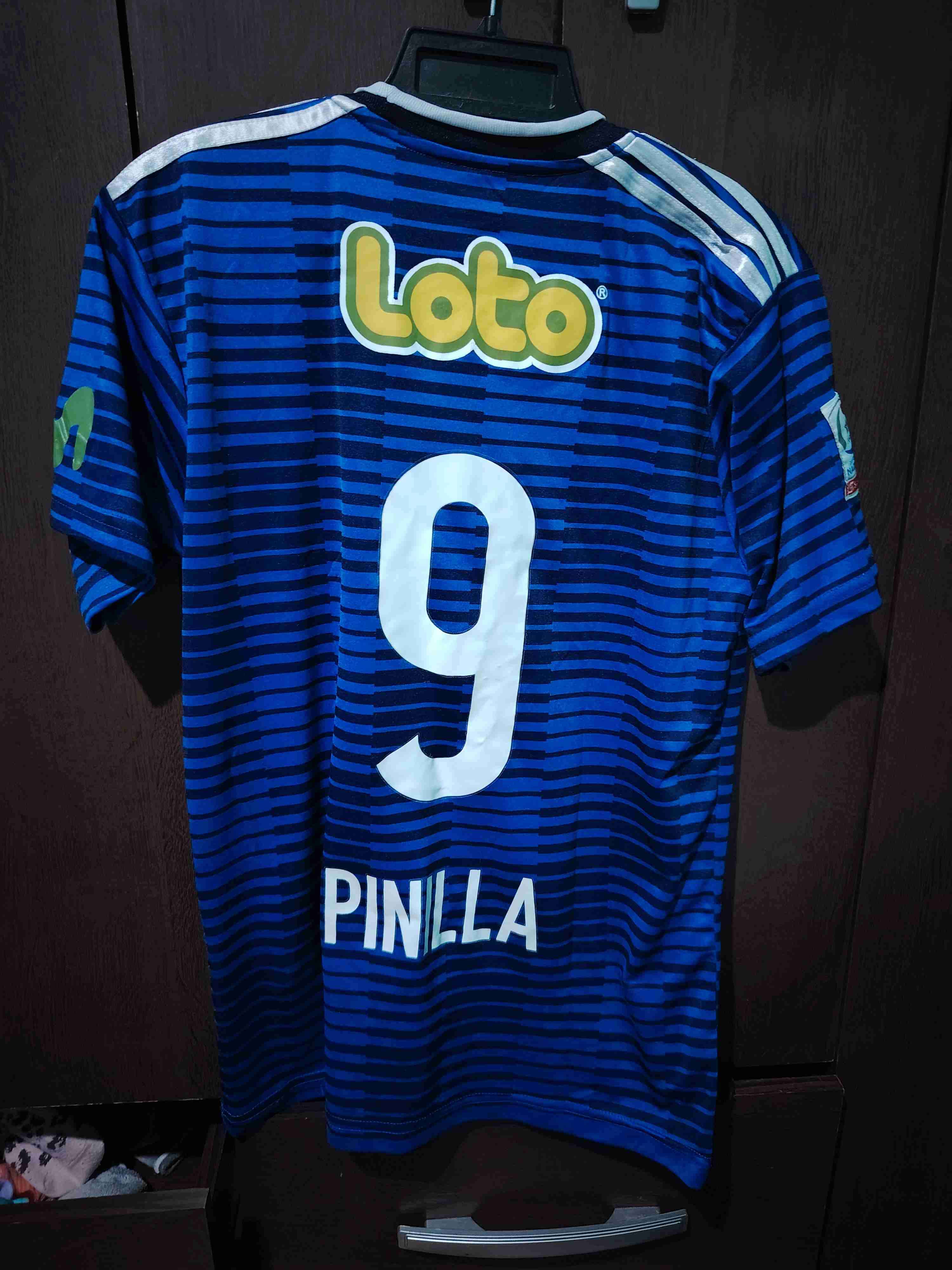 Camiseta fútbol azul adidas - miniatura 3