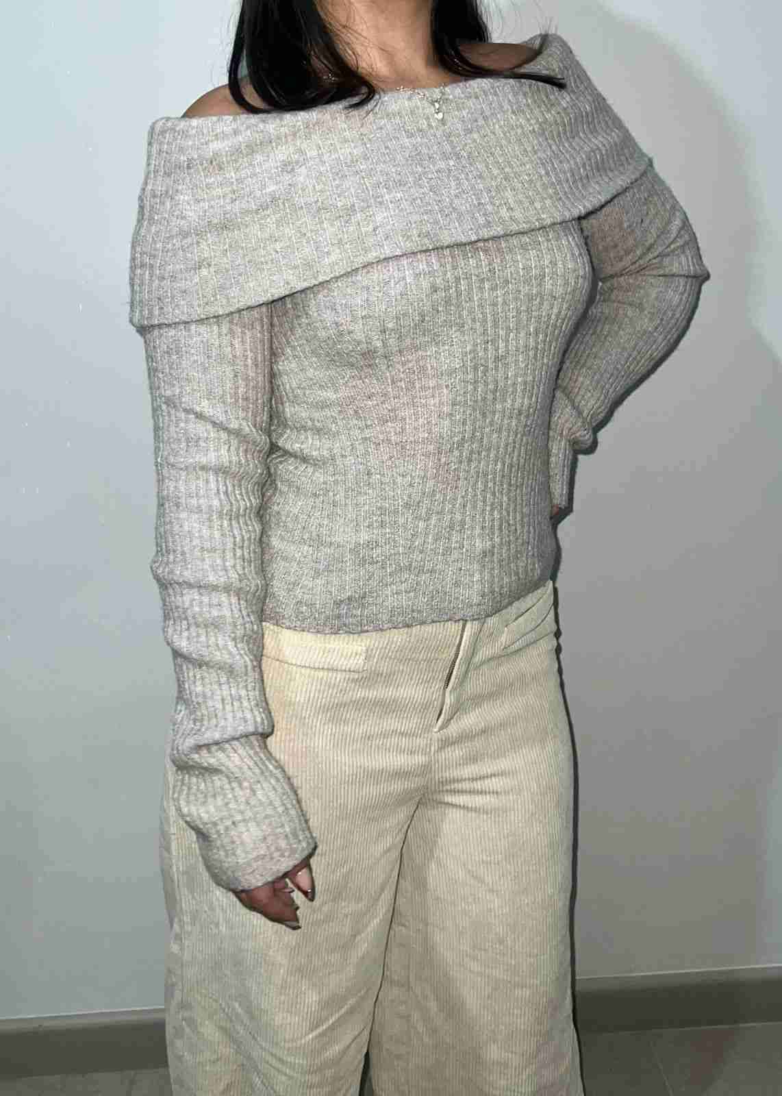 Polera gris de H&M - miniatura 2