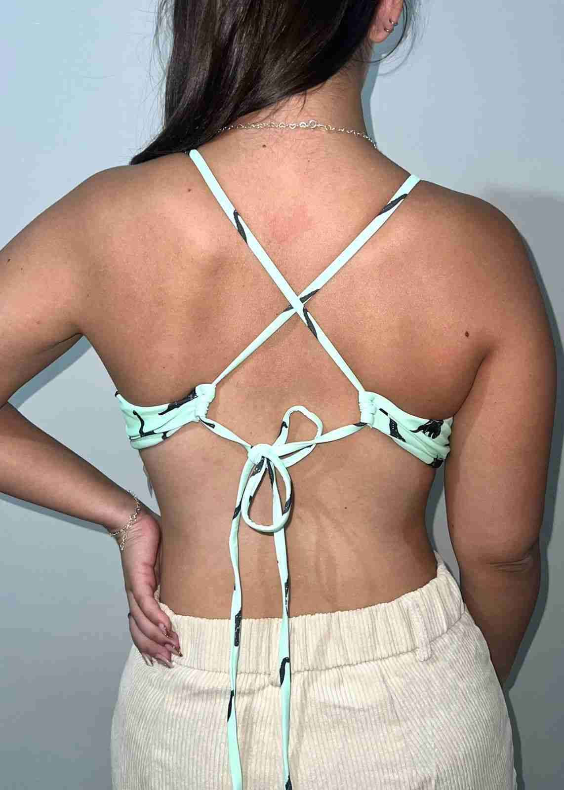 Bikini verde con dinosaurios - miniatura 2