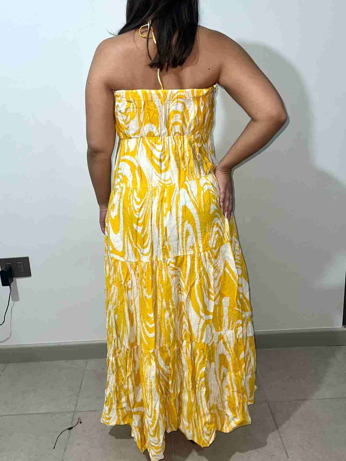 Vestido americano amarillo - miniatura 2