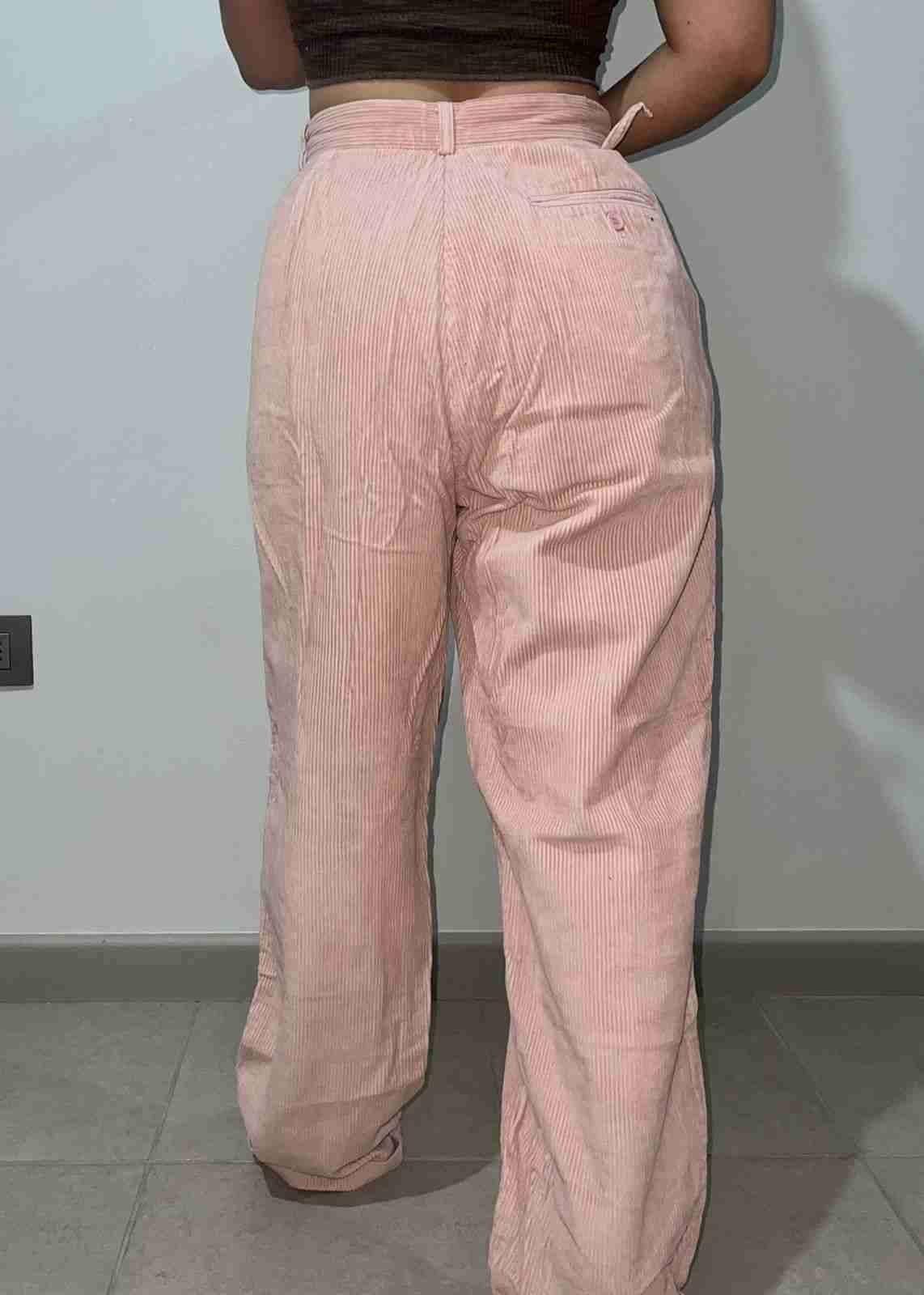 Pantalón cotelé rosado talla M - miniatura 2
