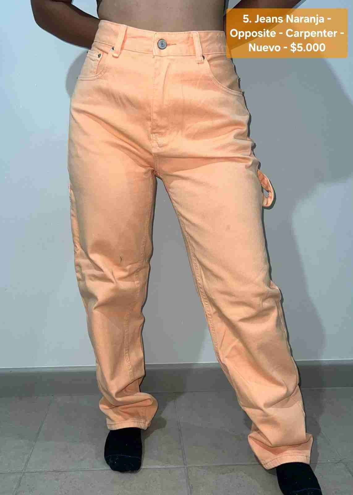 Jeans naranjas Opposite nuevos