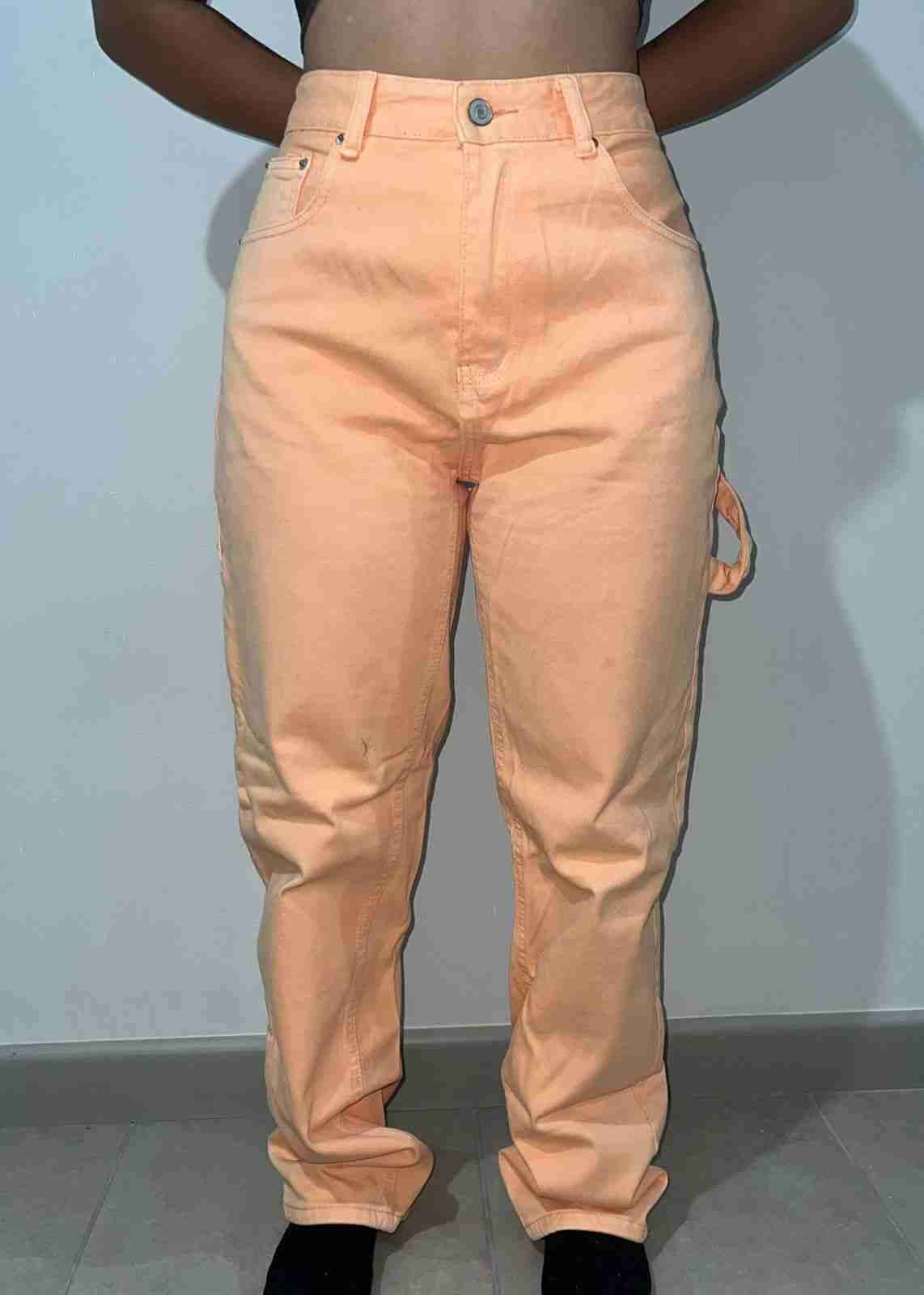 Jeans naranjas Opposite nuevos - miniatura 2