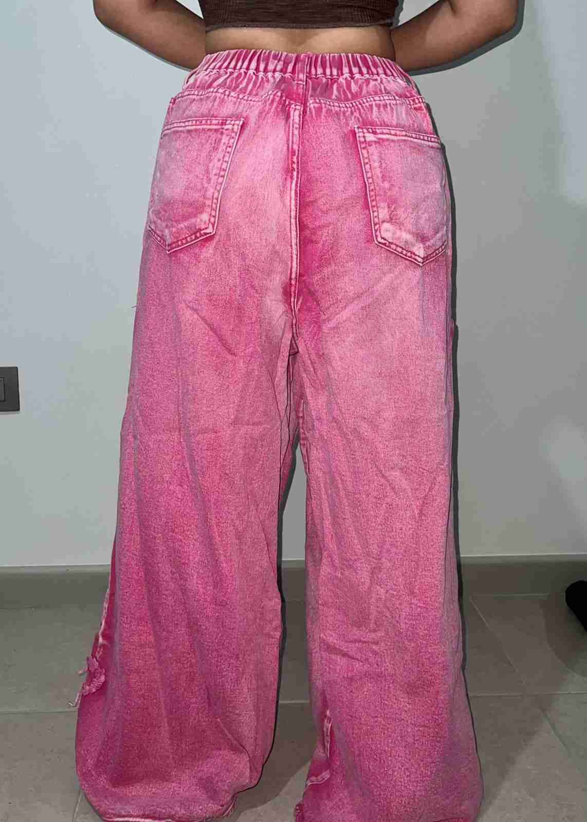 Jeans rosados Shein Curve XXL - miniatura 2
