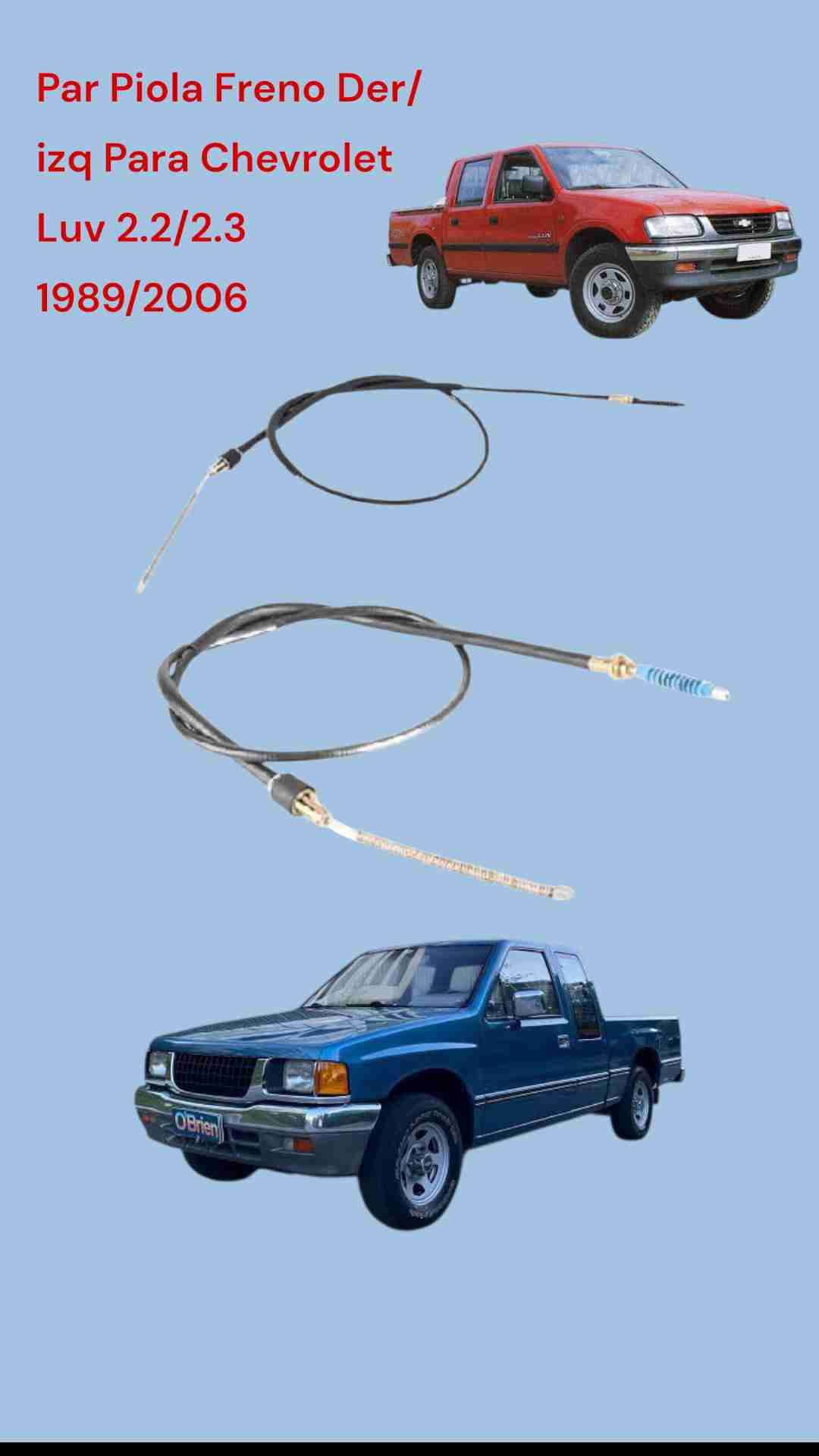 Par de piolas de freno Chevrolet Luv - miniatura 2