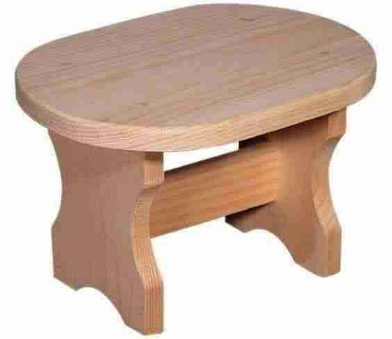 Banquito de baño de bambú - 3